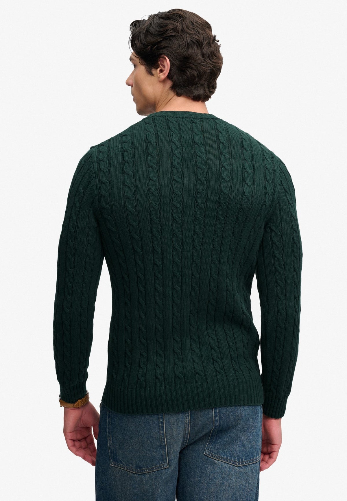 Superdry Herren Strickjacken Lx Quad Green