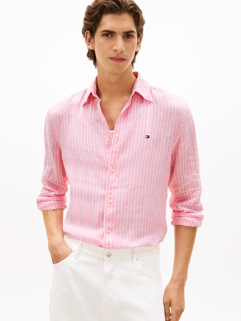 Tommy Hilfiger Herren T-Shirts kurz D Pink