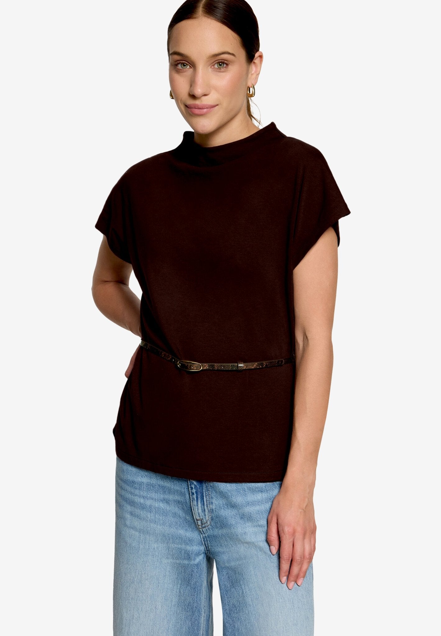 Zero Damen T-Shirts Chocolate Plum