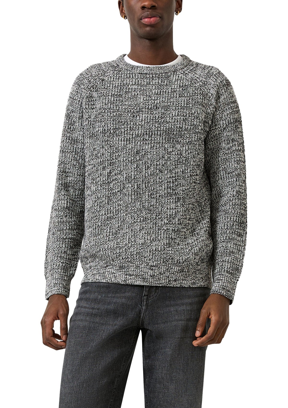 QS by S.Oliver Herren Pullover W Grey/Black