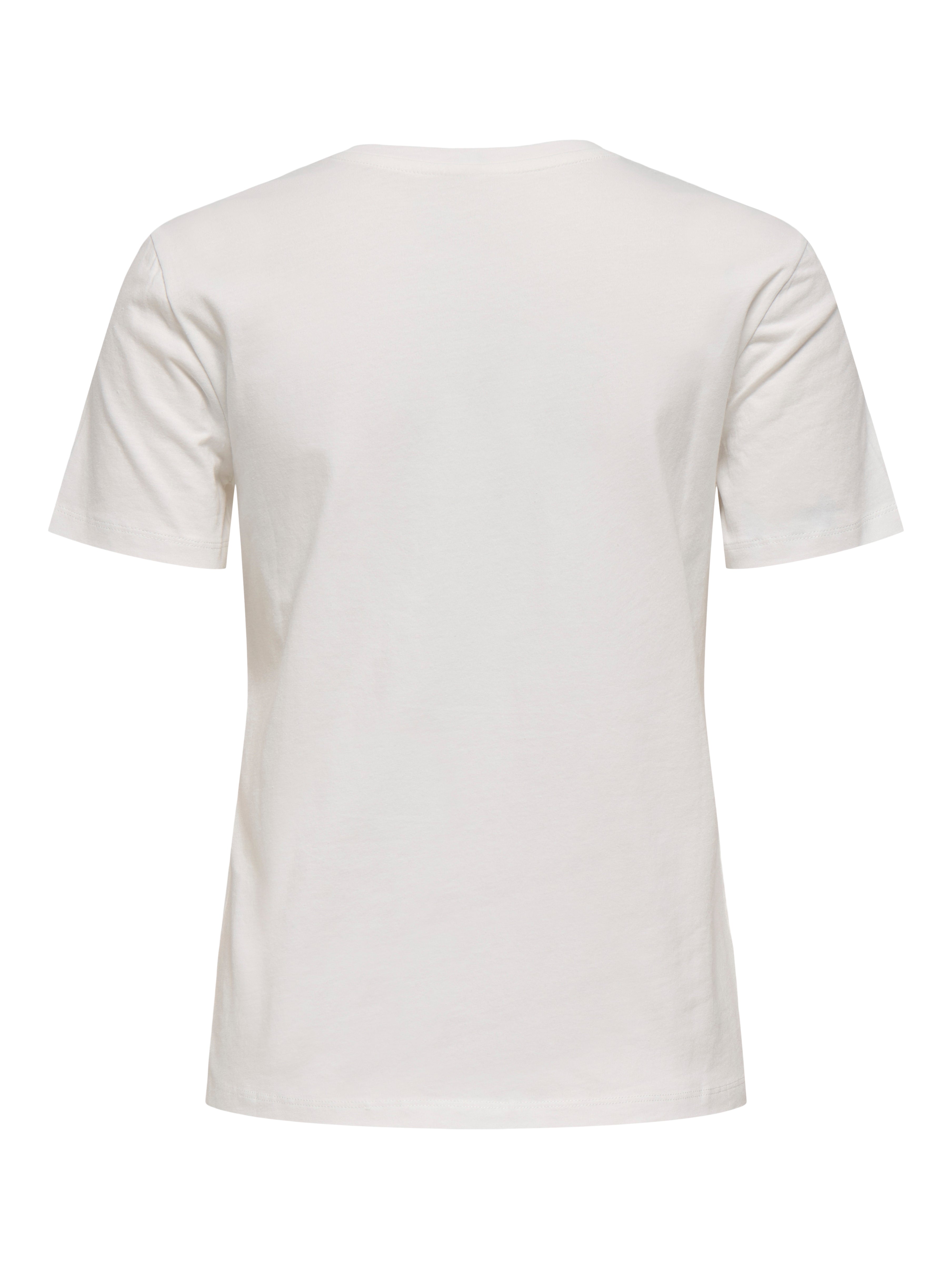 only Damen T-Shirts Cloud Dancer/Sc