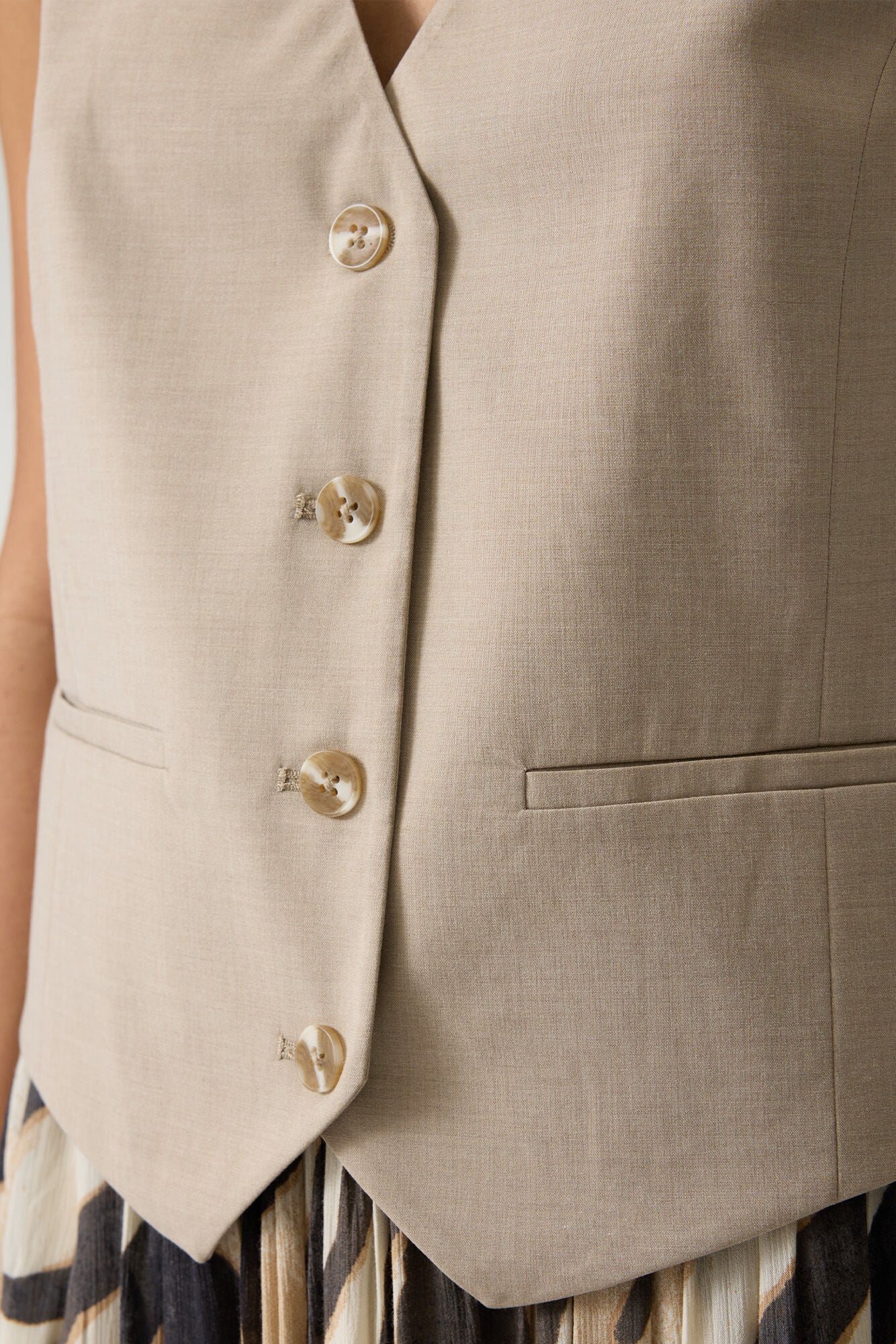 Garcia Damen Blazer Salt Sand