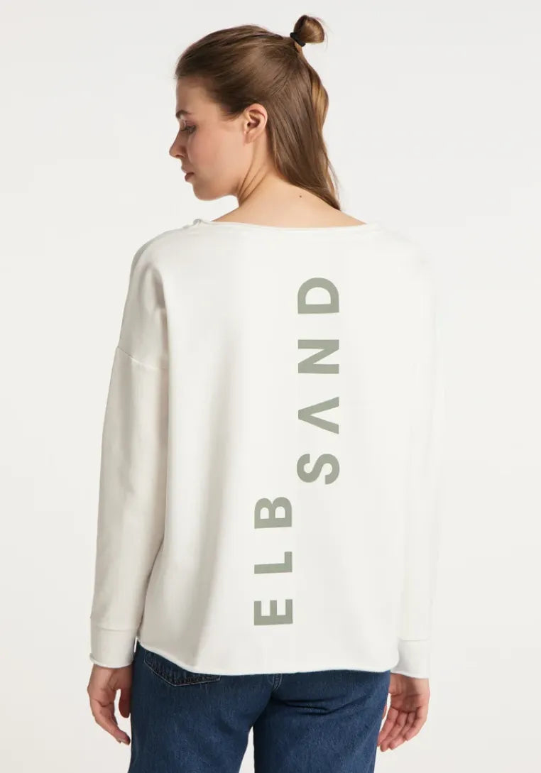 Elbsand Damen Sweatshirts  Cloud Whit