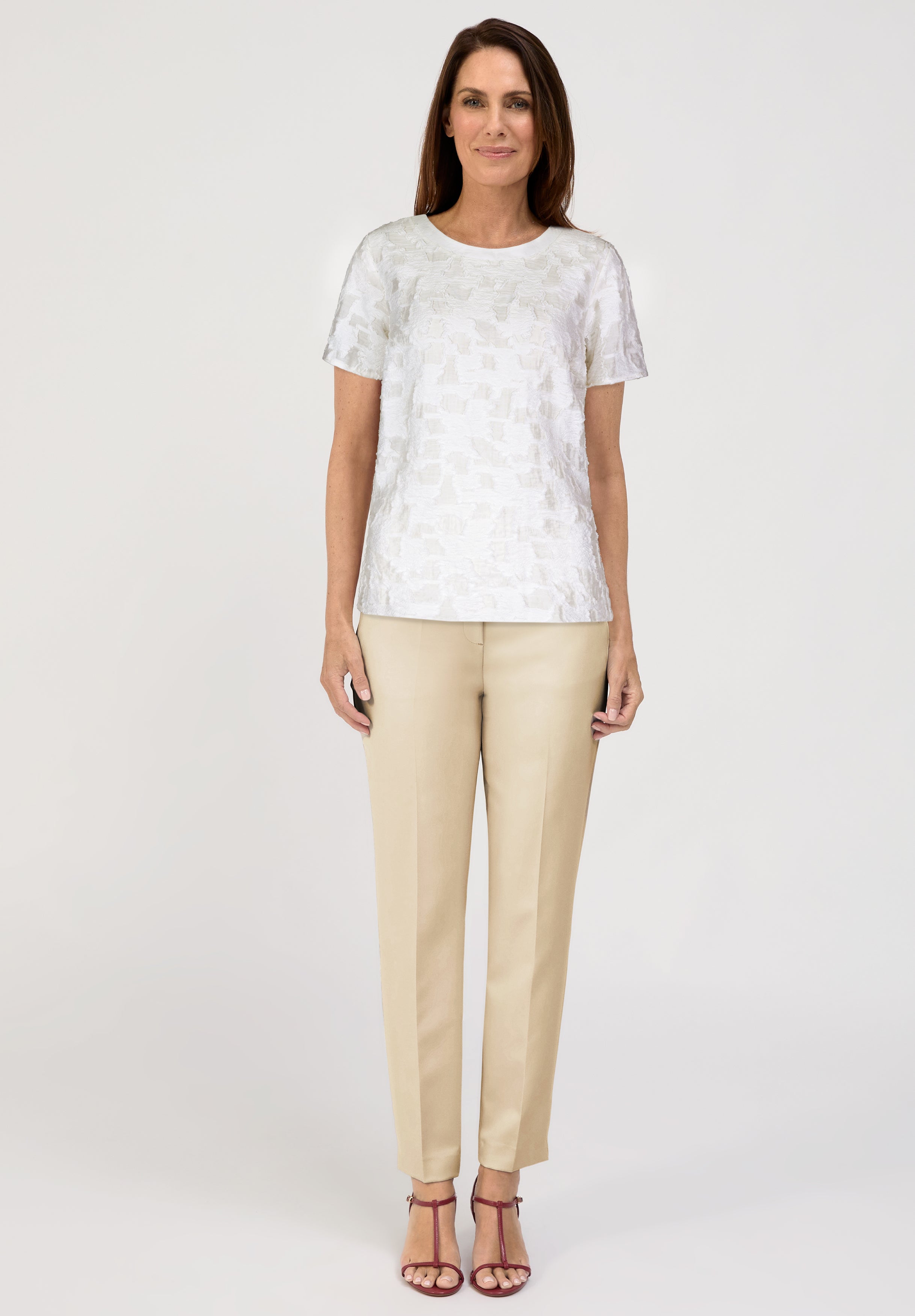 Bianca Damen Blusen Ivory