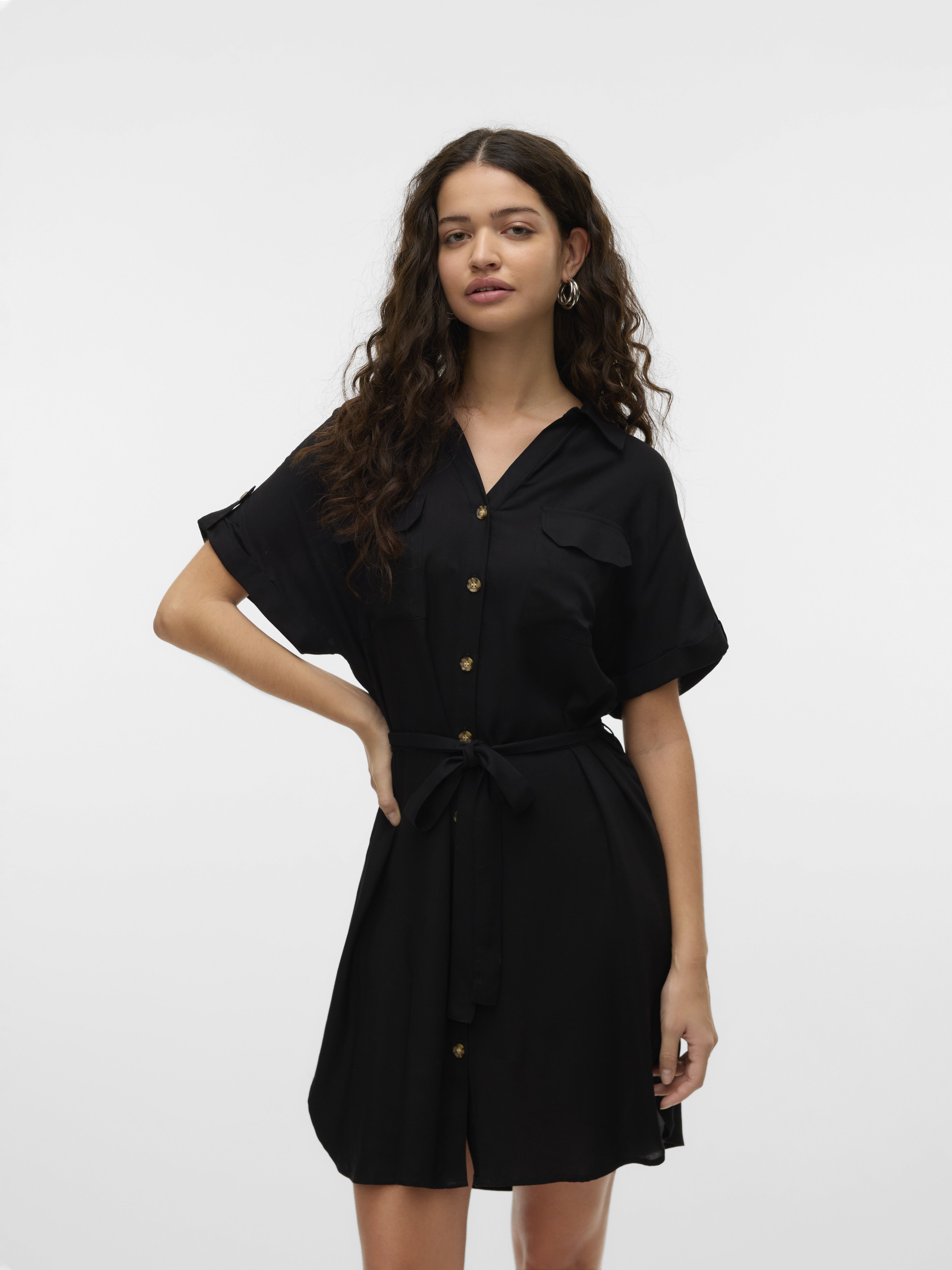 Vero Moda Damen Kleider Black