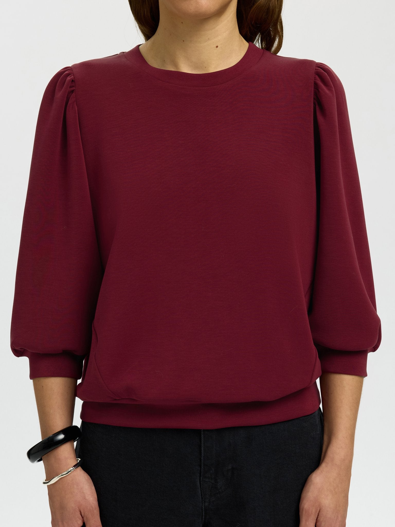 Selected Femme Damen Blusen Tawny Port
