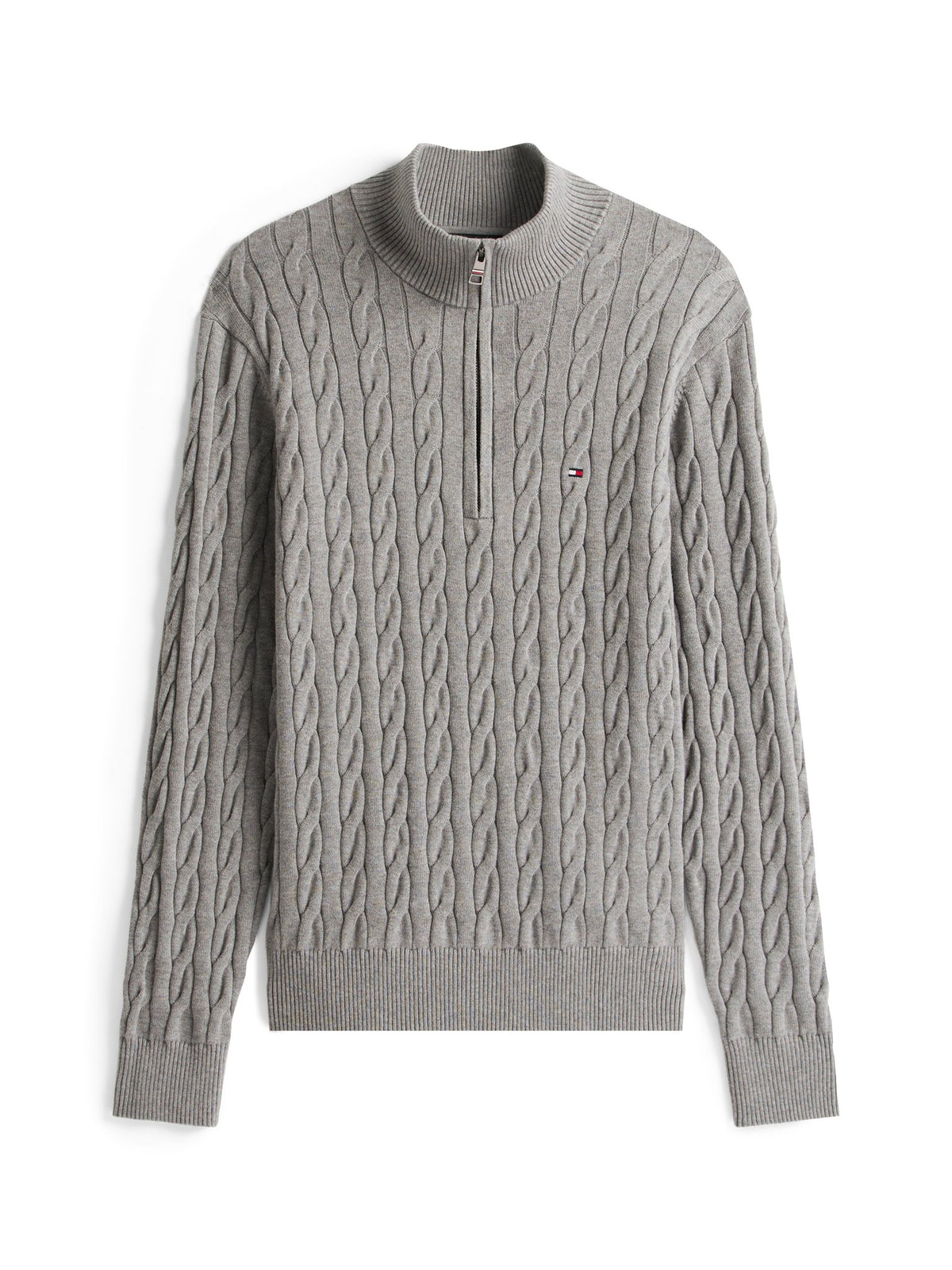 Tommy Hilfiger Herren Pullover P Grey