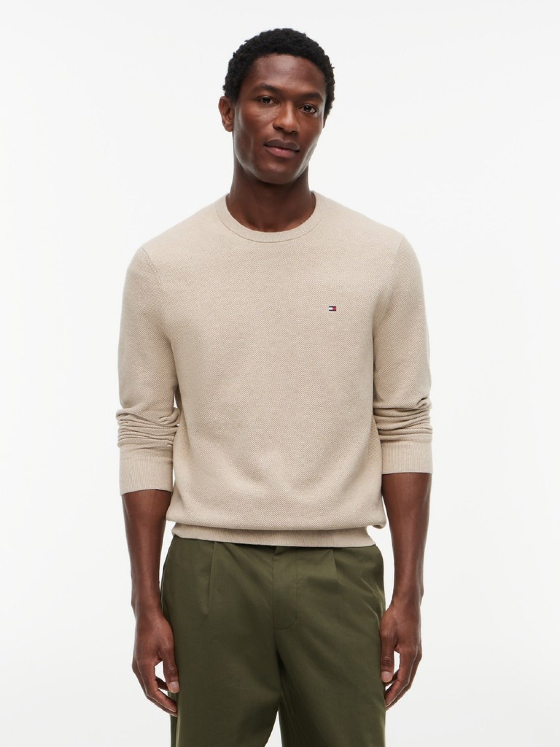 Tommy Hilfiger Herren Sweatshirts Adk Beige