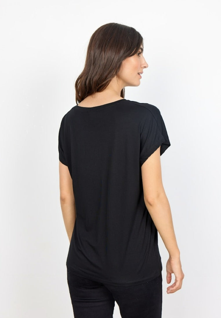 Soya Concept Damen T-Shirts Black
