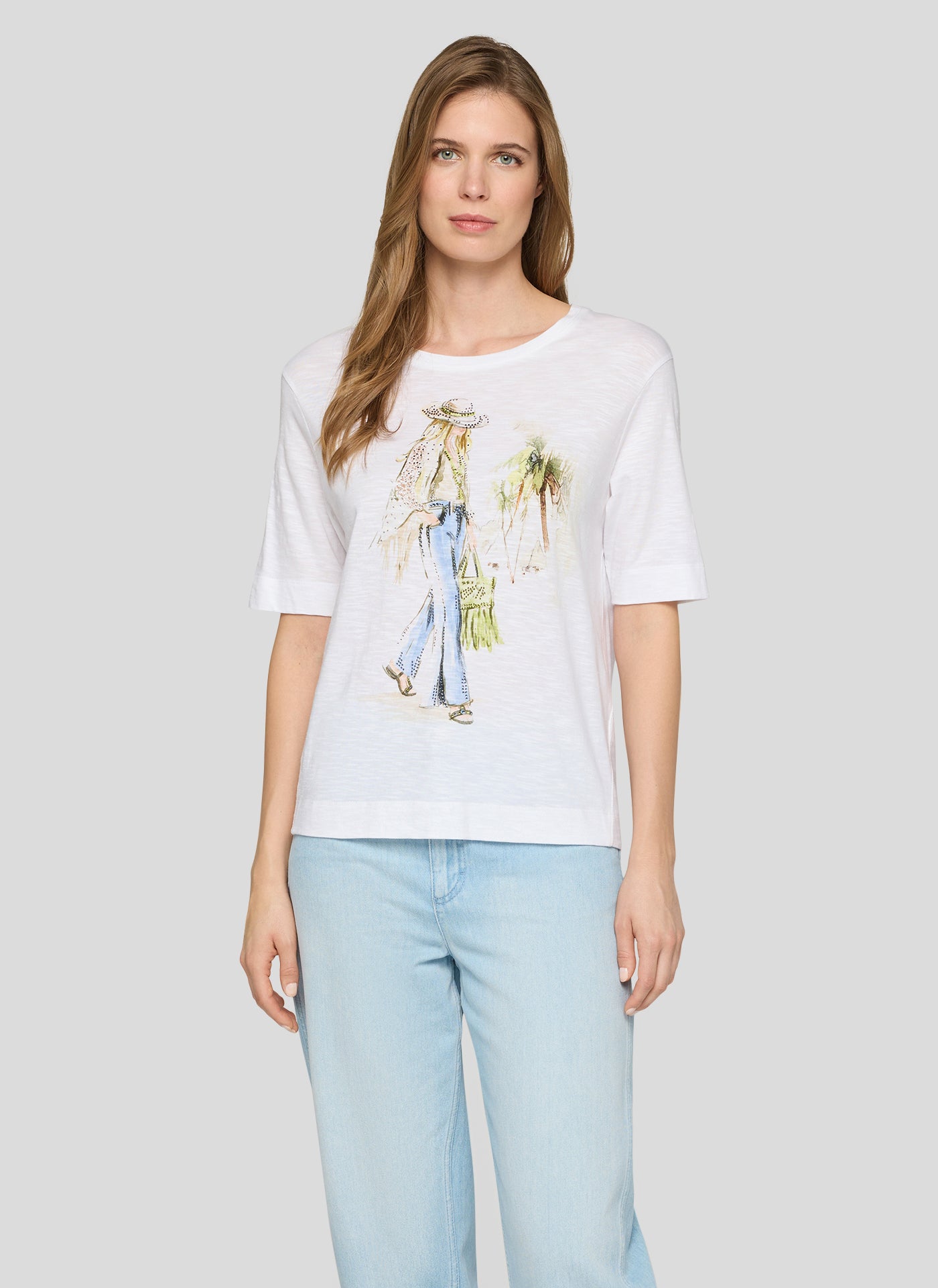 Rabe Damen T-Shirts Weiss