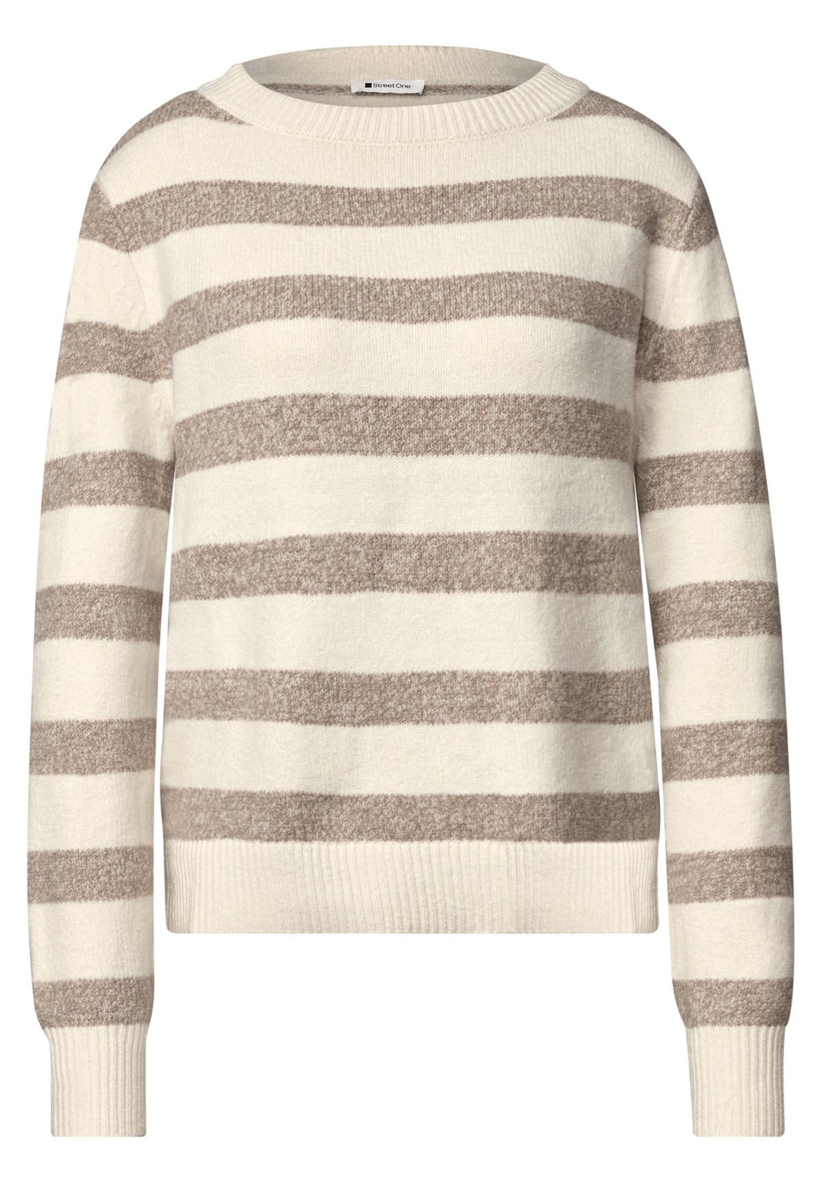 Street One Damen Pullover  Pure Beig