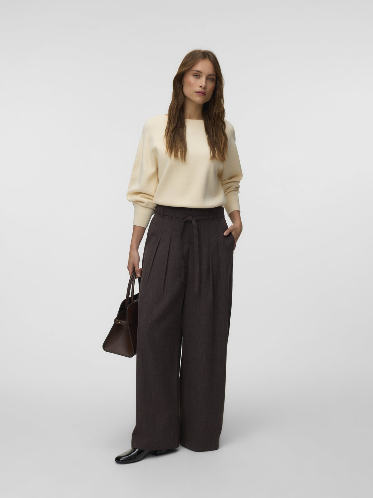 Vero Moda Damen Hosen Chocolate Torte