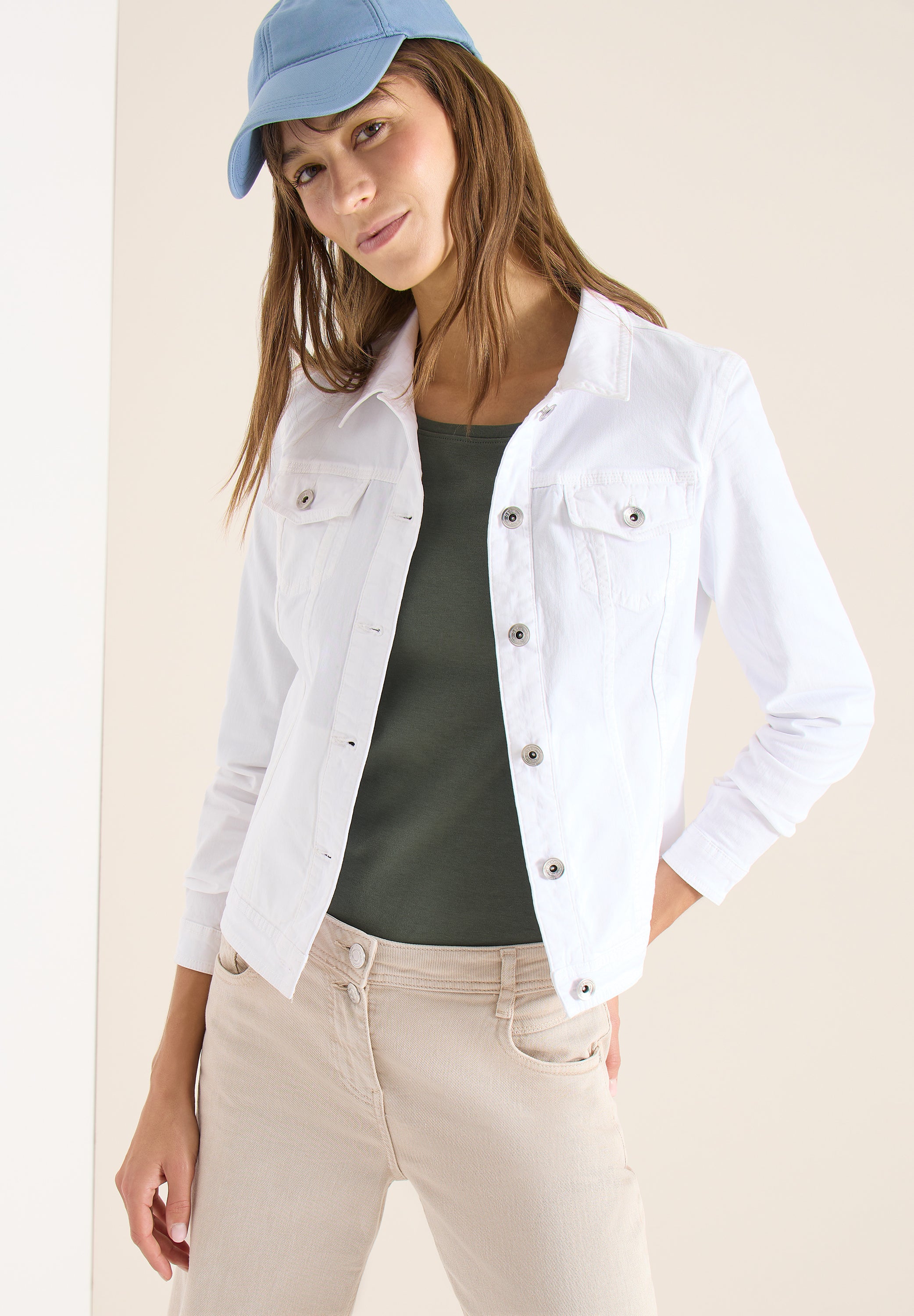 Cecil Damen Blazer White