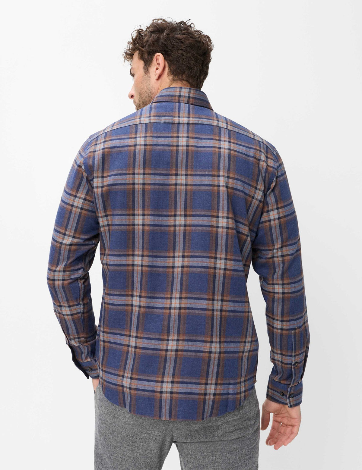 Brax Herren Hemden  Navy