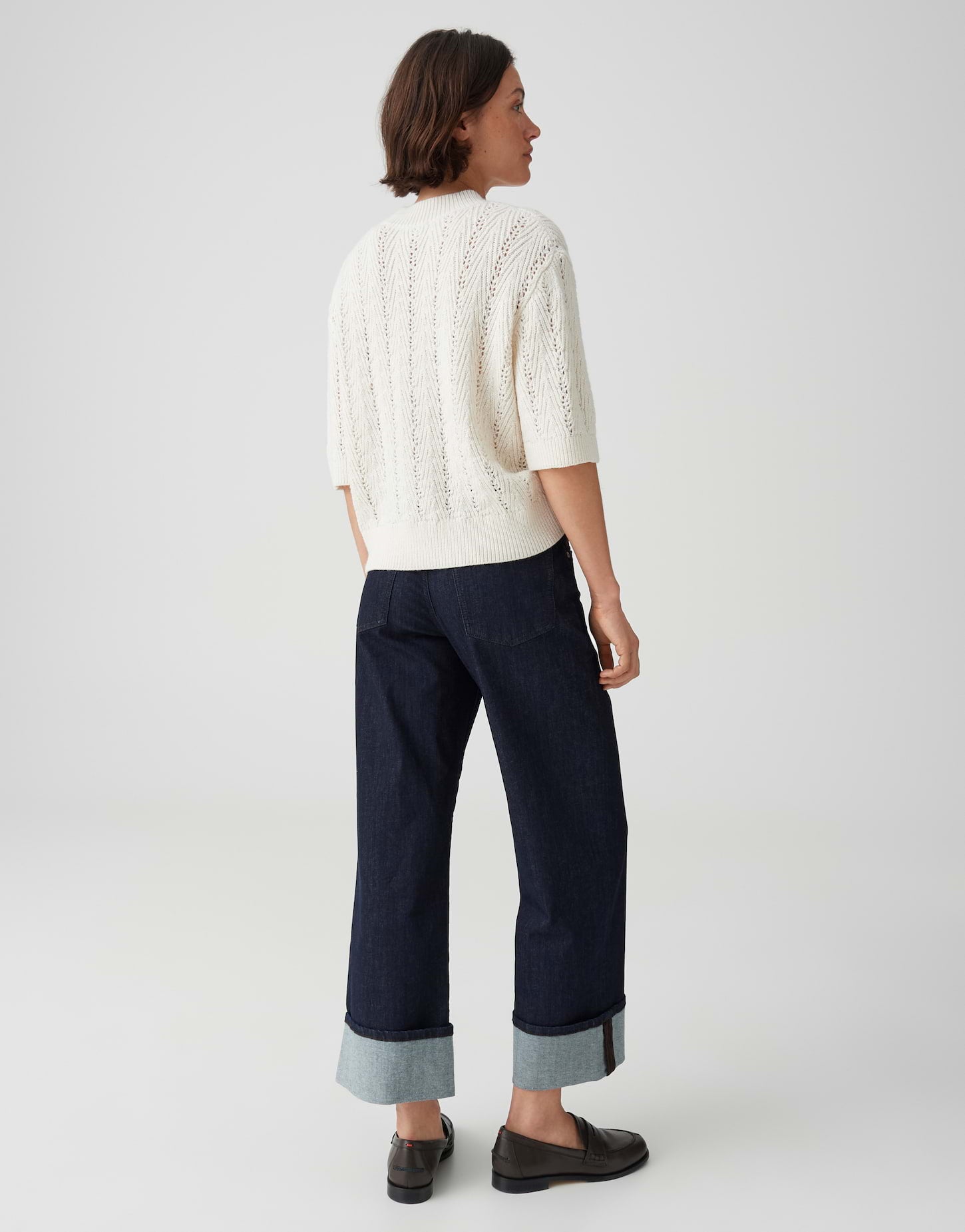 Opus Damen Jeans Rinsed Blue