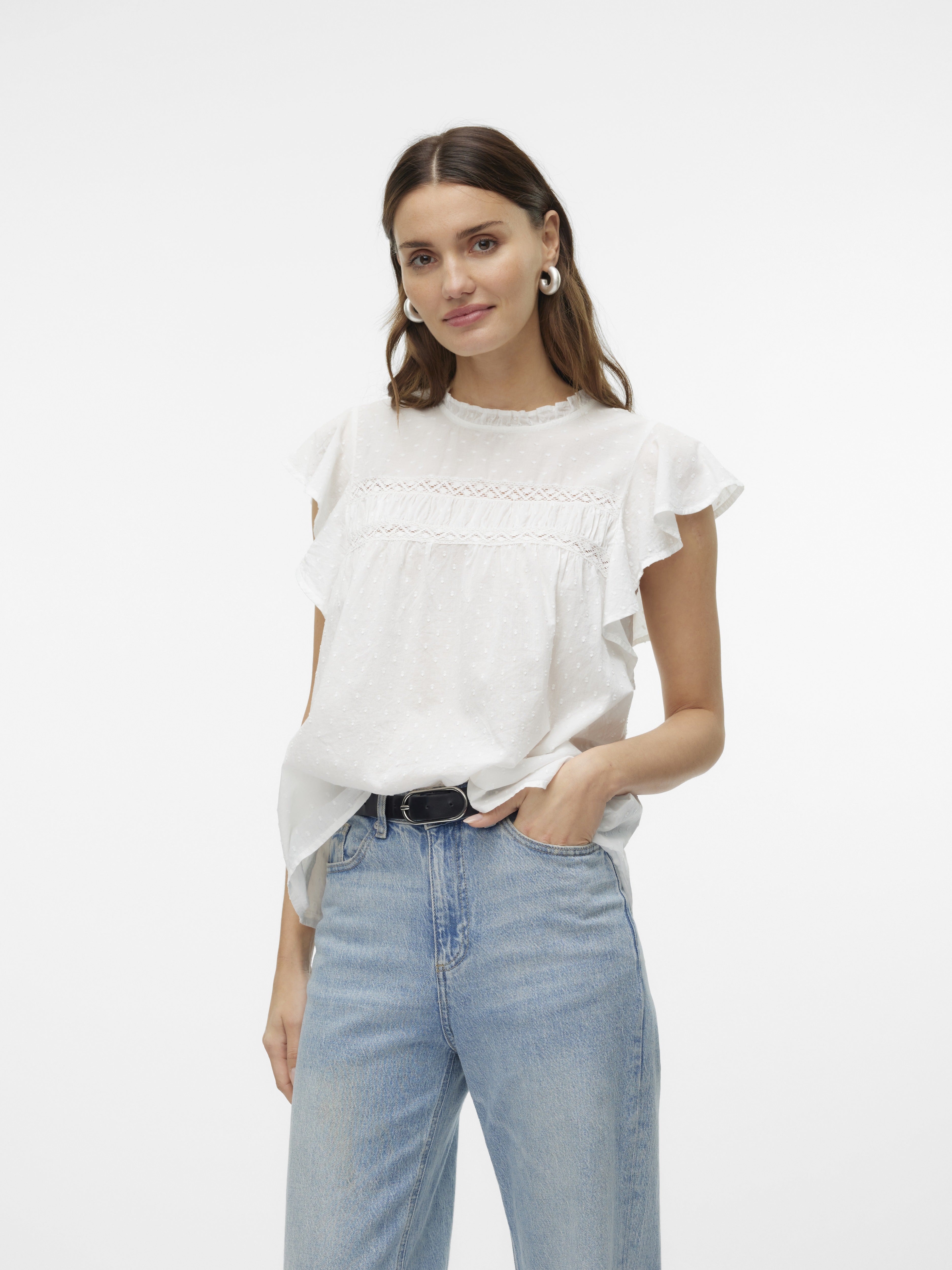 Vero Moda Damen T-Shirts Snow White