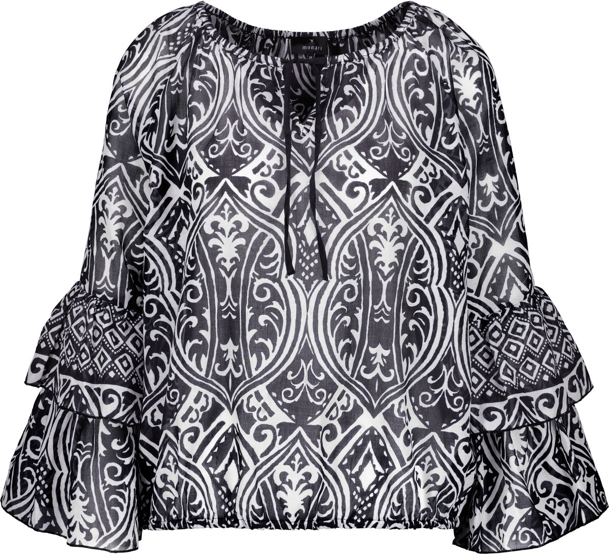 Monari Damen Blusen  Schwarz Gem