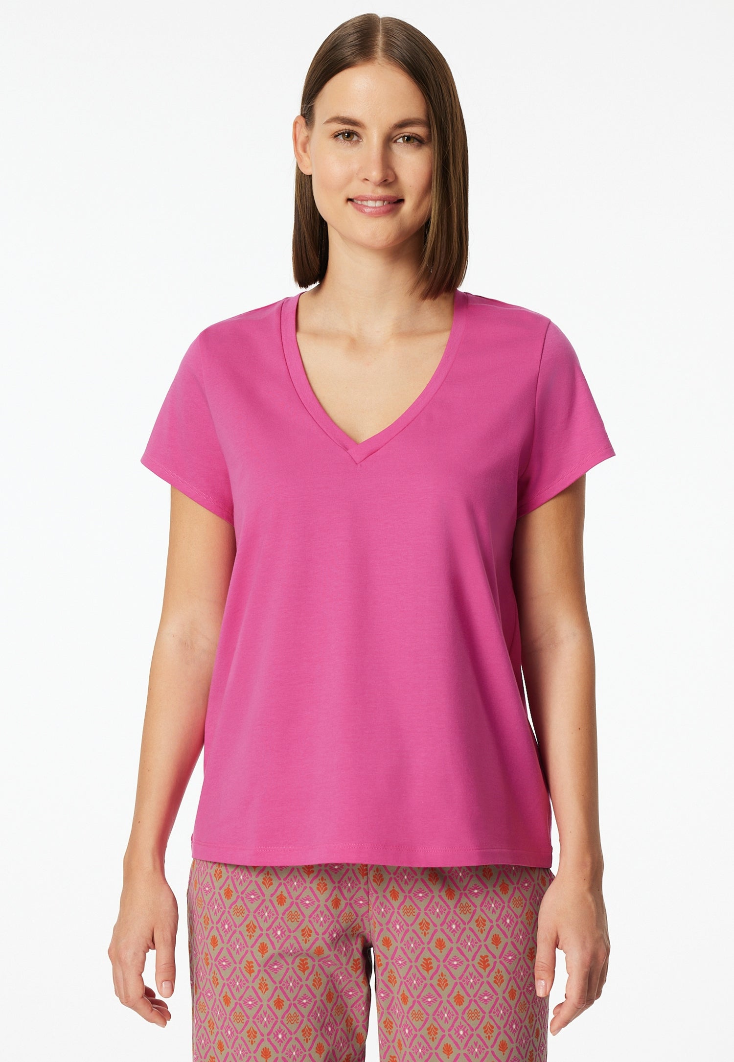 Schiesser Oberteil Fuchsia