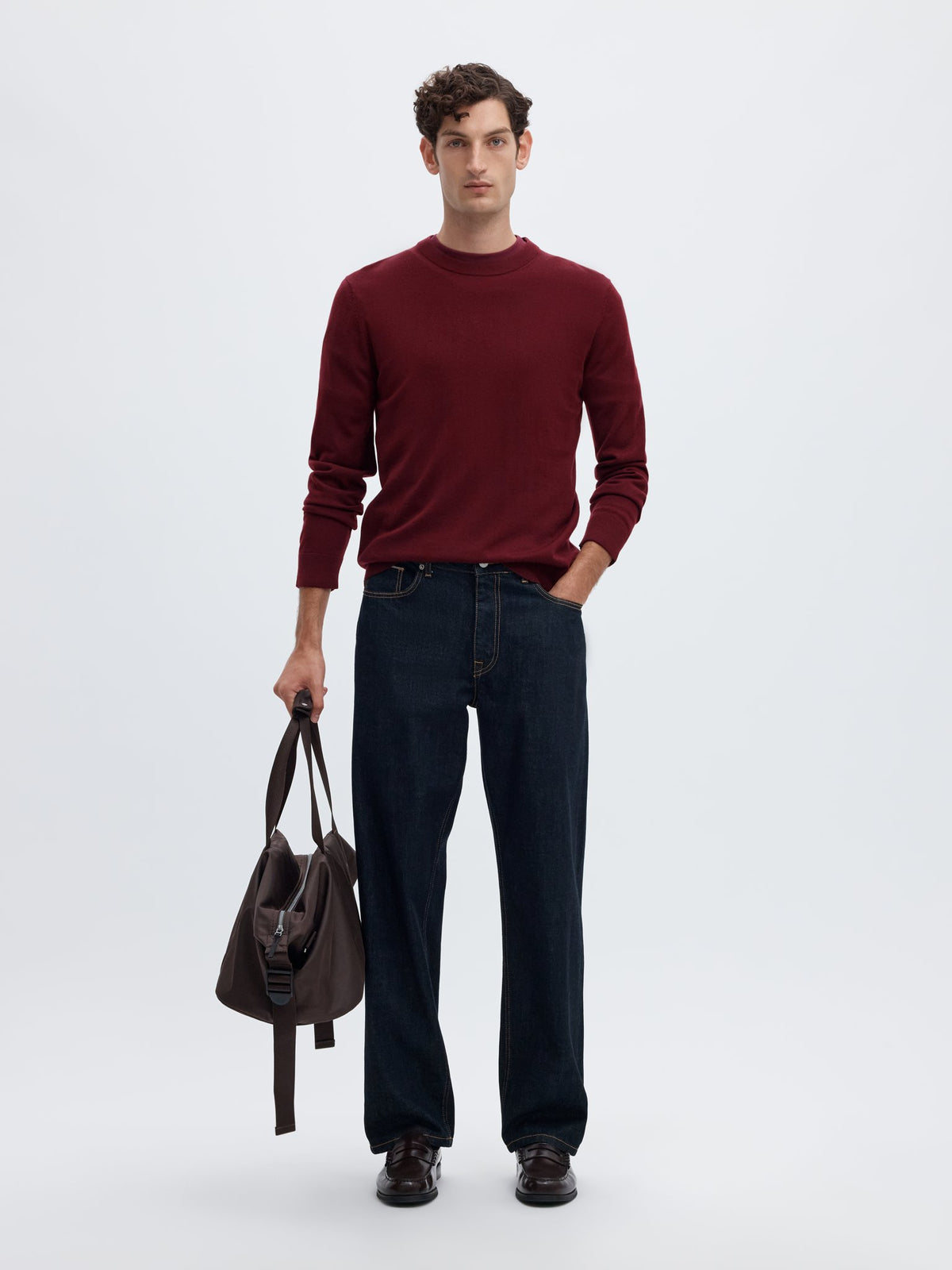Selected homme Herren Pullover  Tawny Po