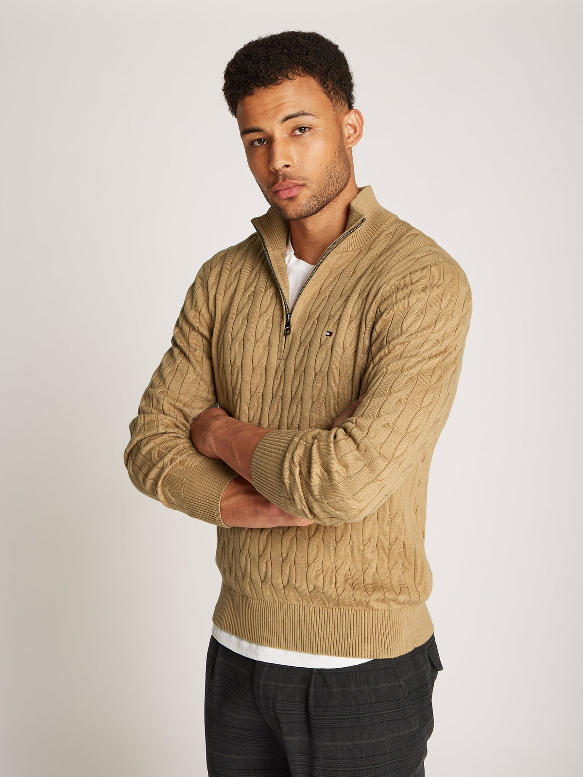 Tommy Hilfiger Herren Pullover Rbc Khaki