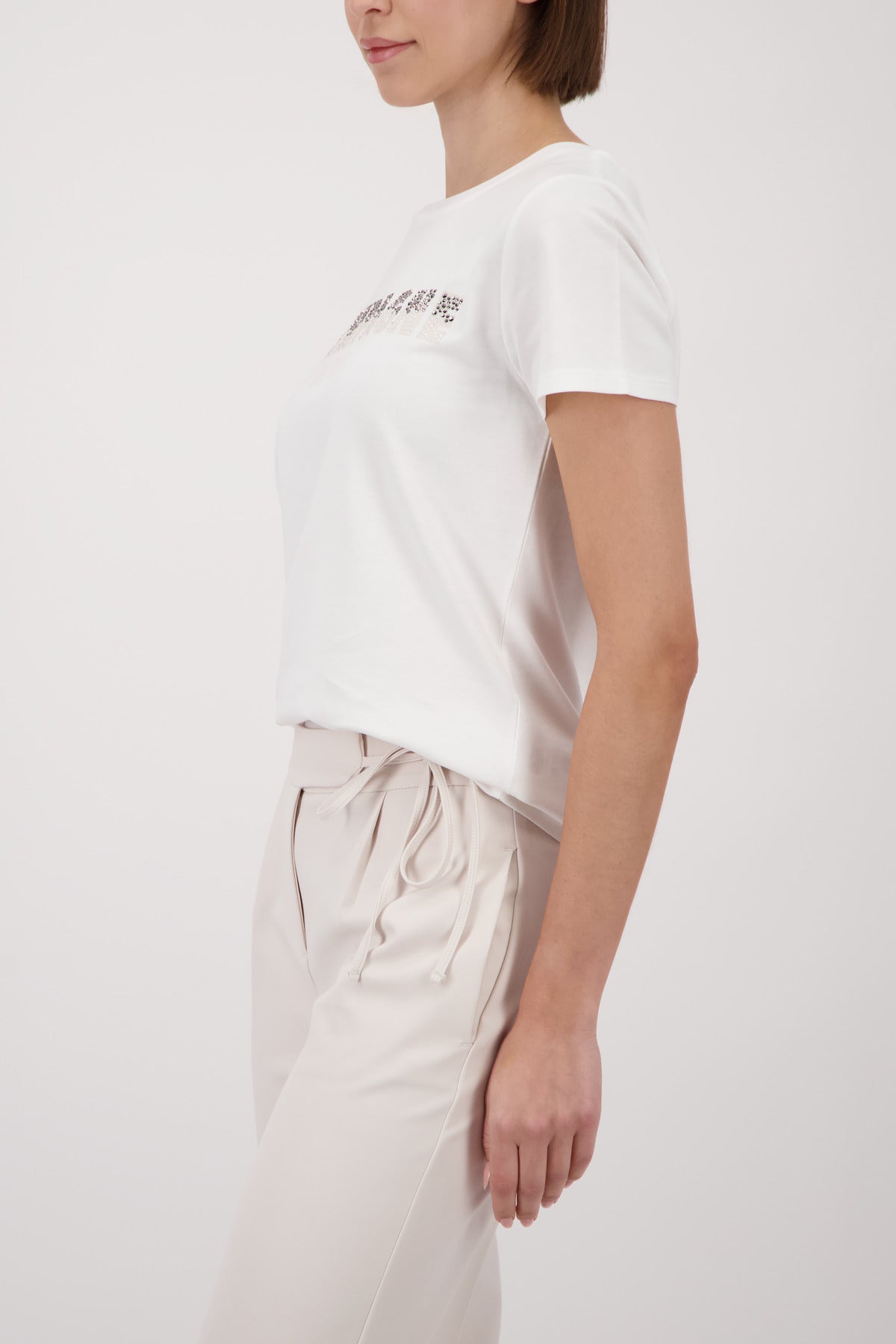 Monari Damen T-Shirts  Off-White