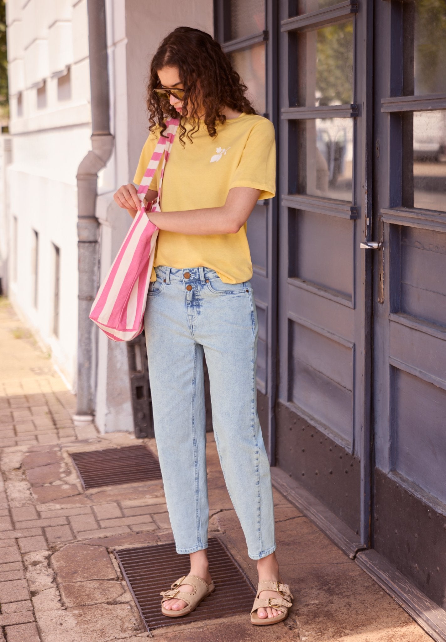 Street One Studio Damen Hosen  Bleached