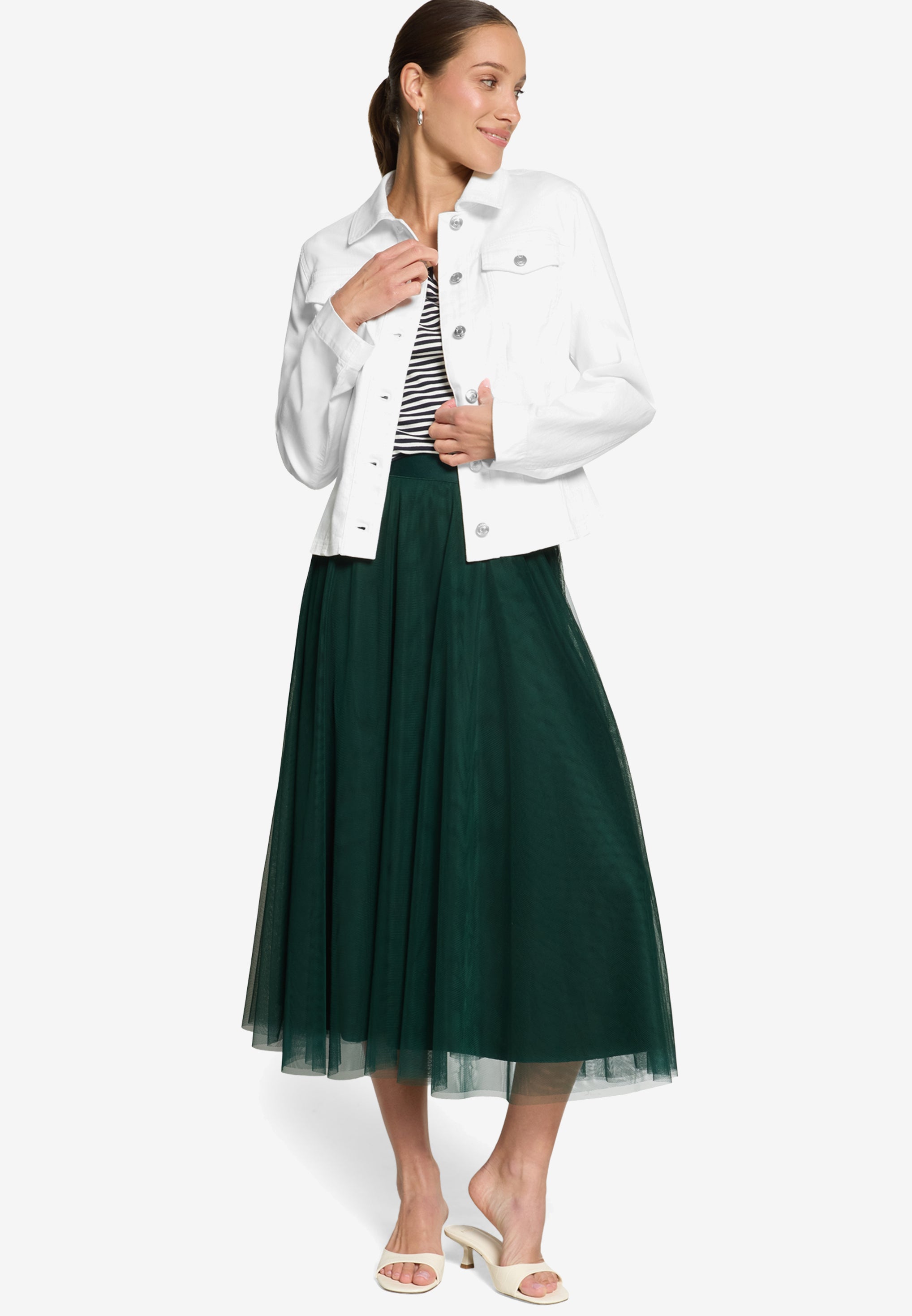 Zero Damen Blazer Cream Denim