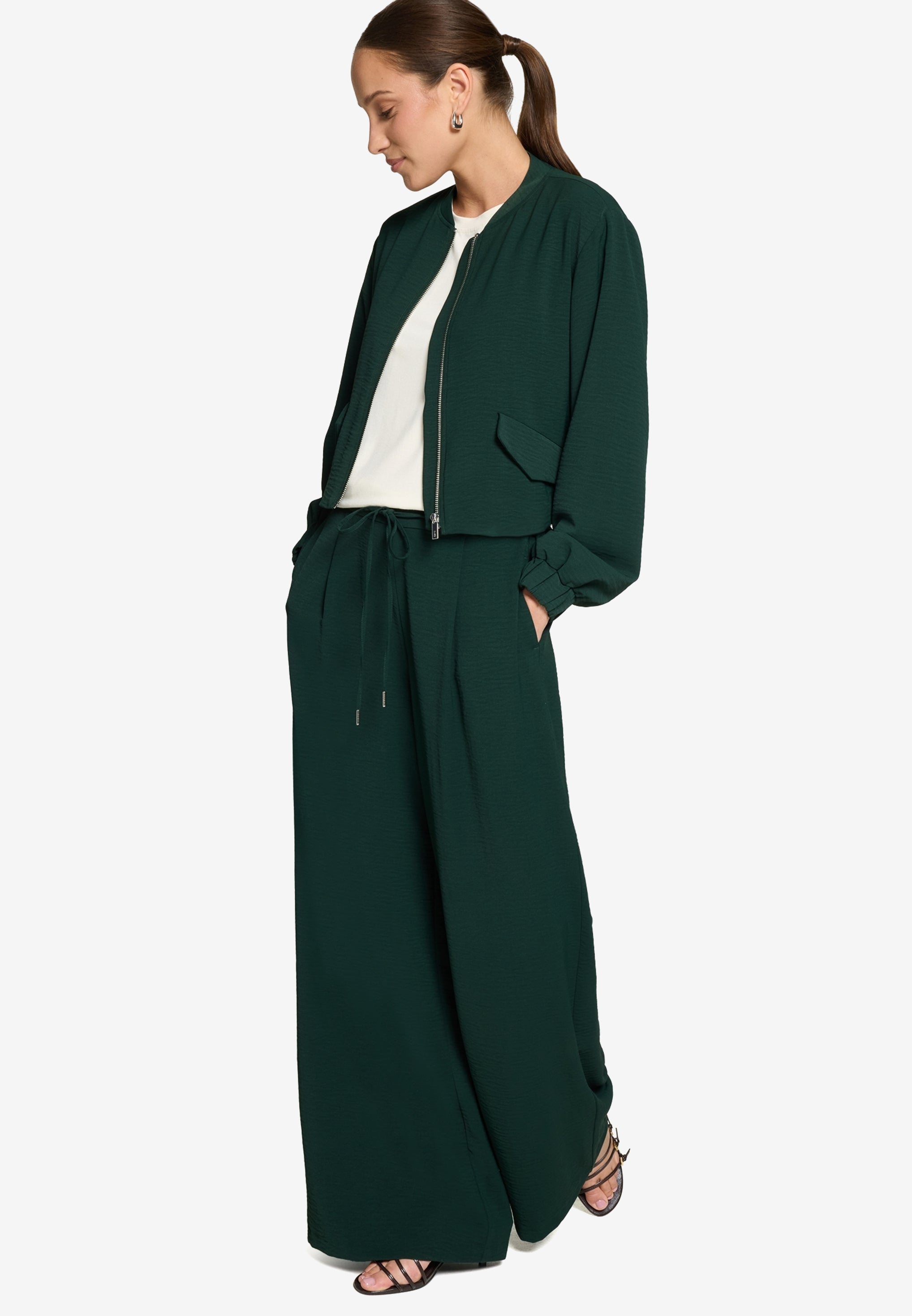 Zero Damen Blazer Green Forest