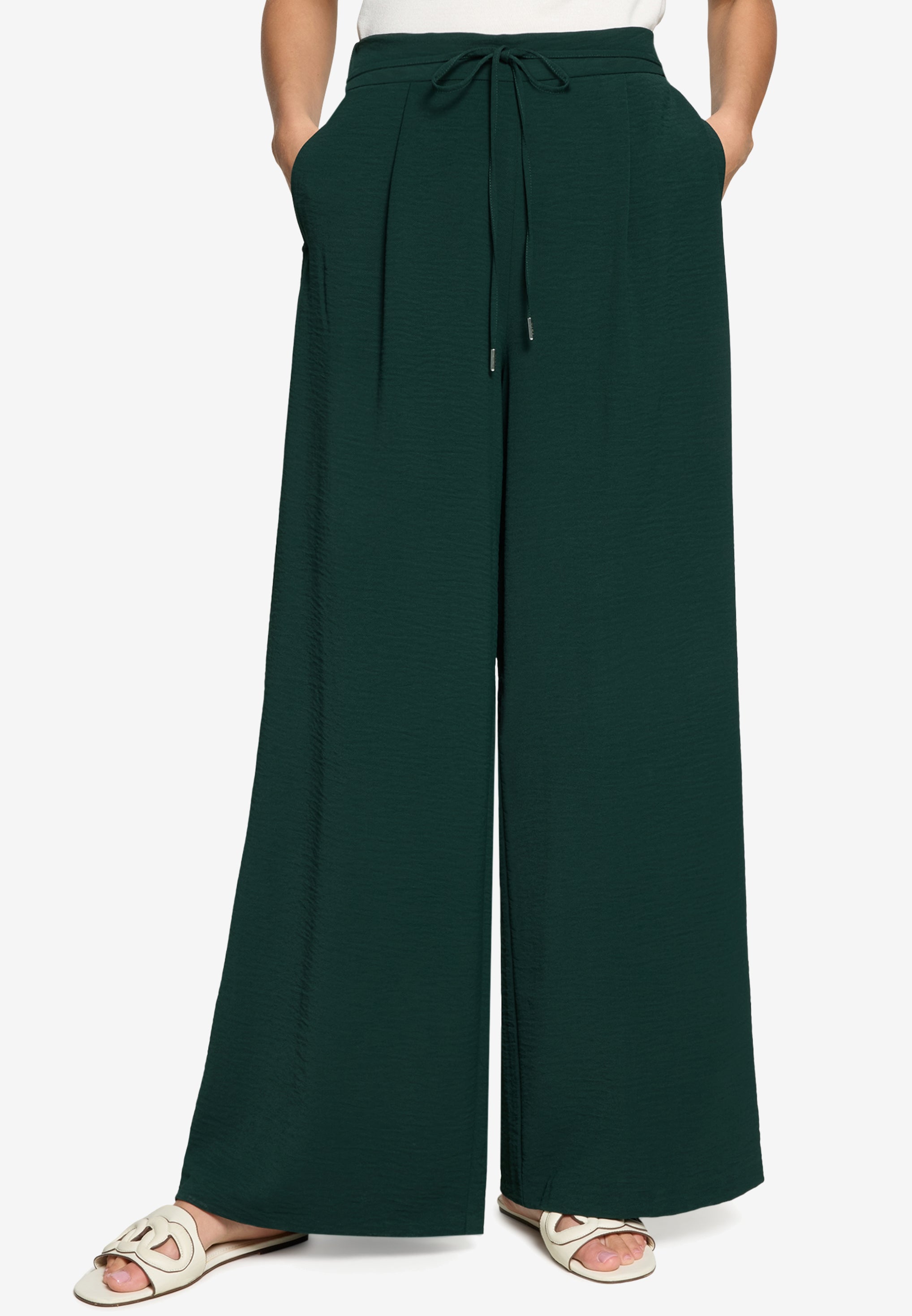 Zero Damen Hosen Green Forest