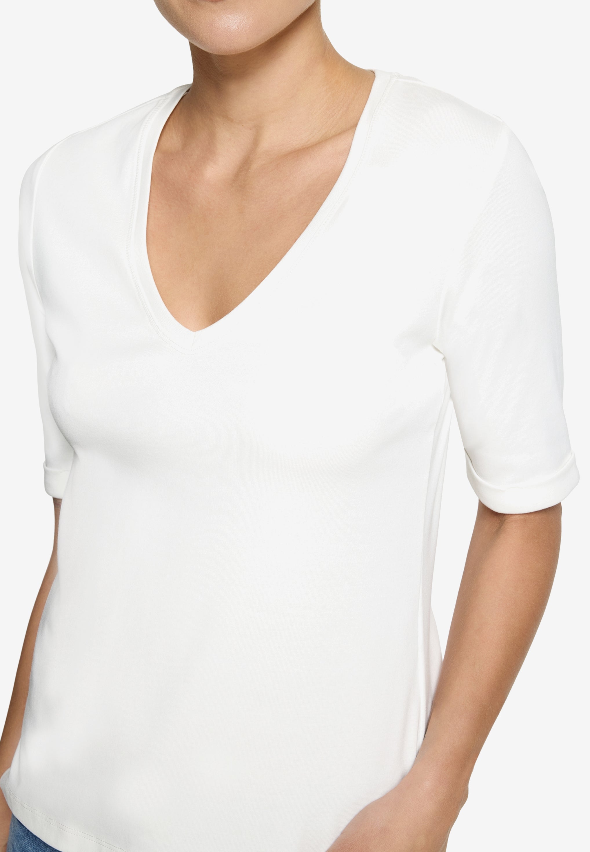 Zero Damen T-Shirts Offwhite