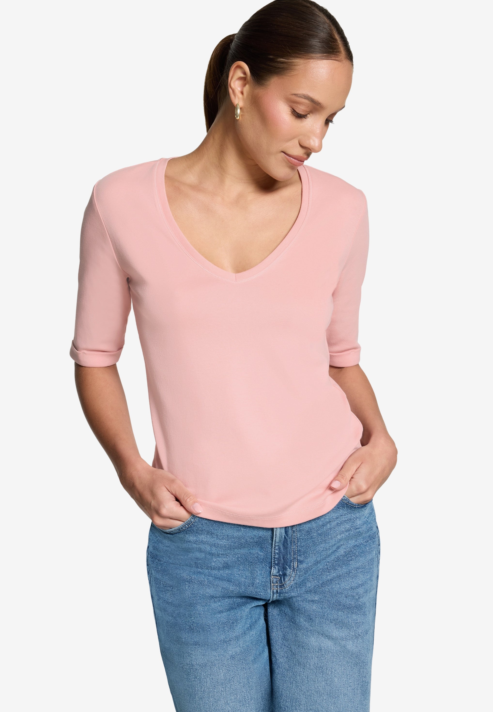 Zero Damen T-Shirts Bridal Rose
