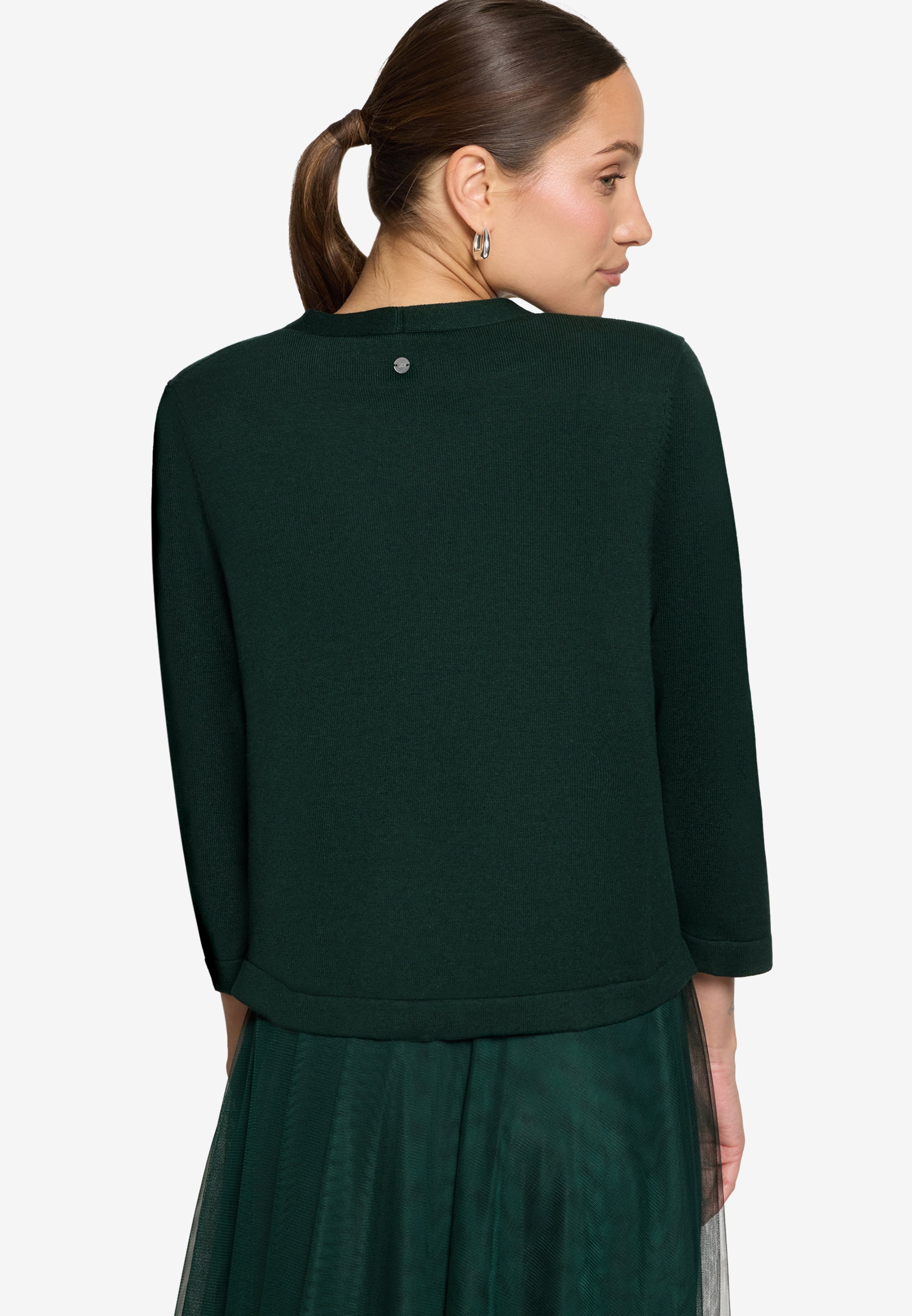 Zero Damen Strickjacken Green Forest