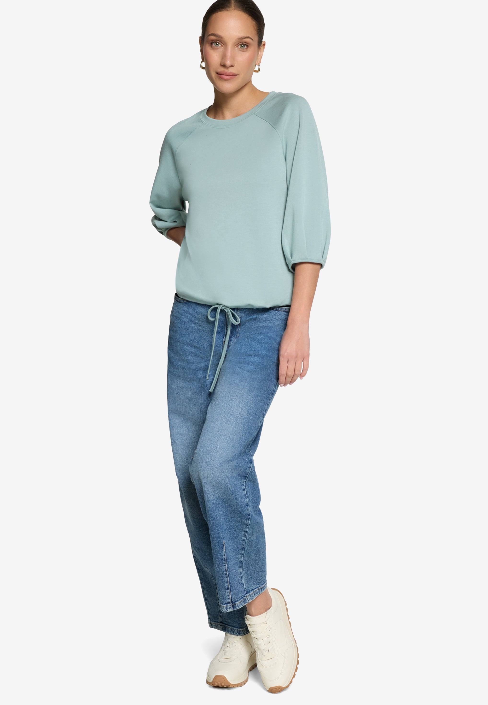Zero Damen Sweatshirts Silver Blue