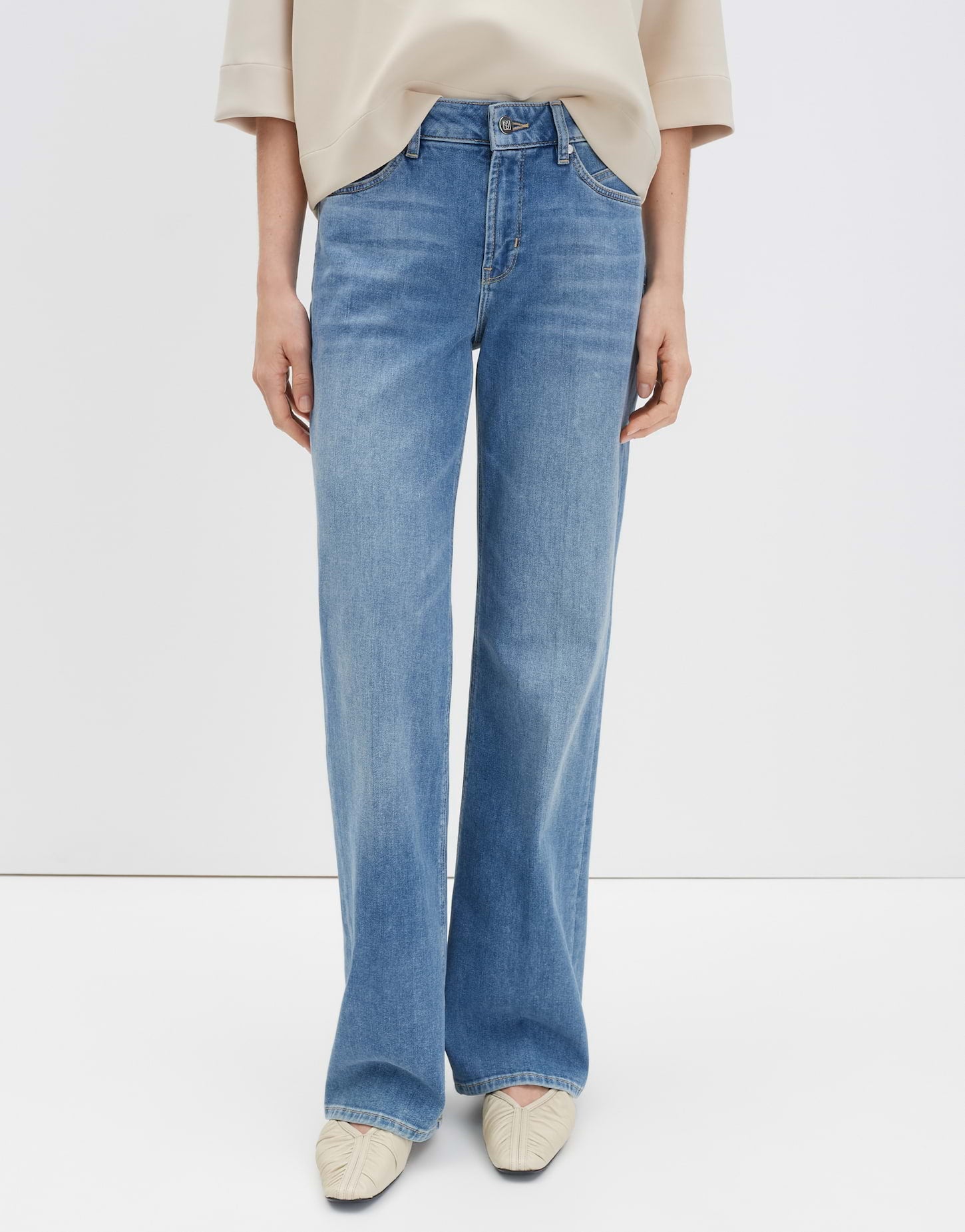 Someday Damen Jeans Mid Ocean Blue