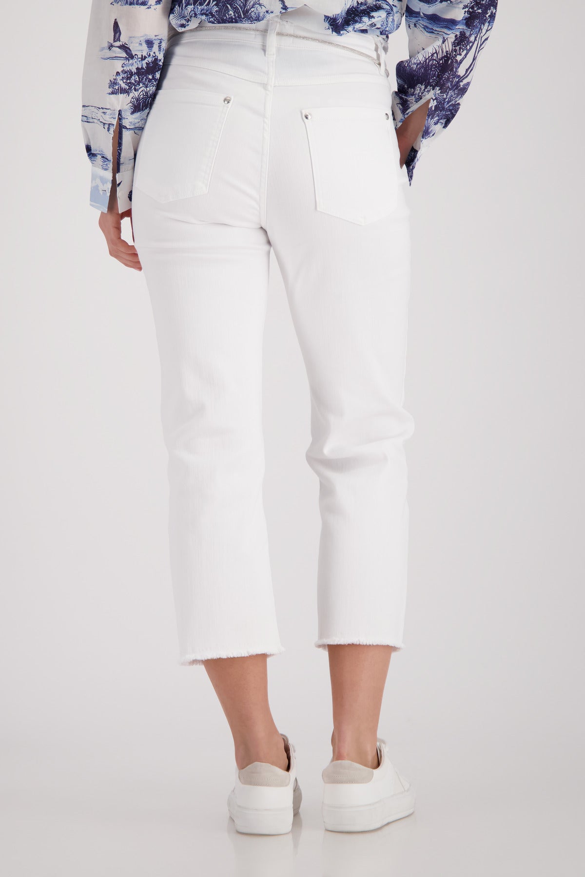 Monari Damen Jeans  Cream