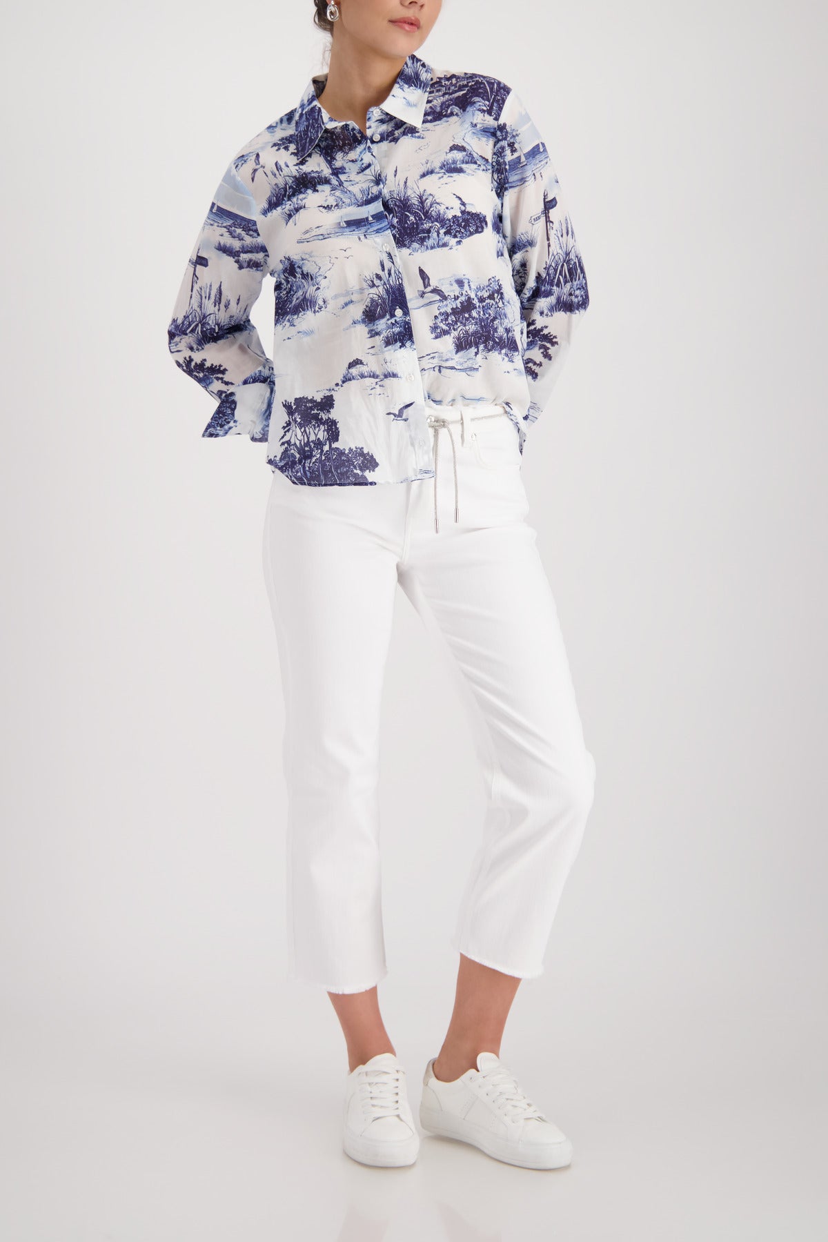 Monari Damen Jeans  Cream