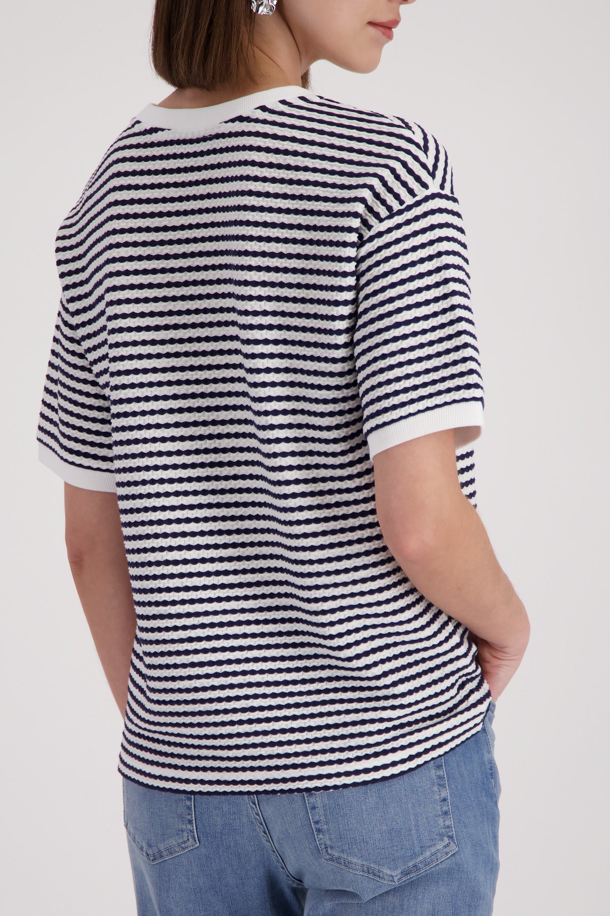 Monari Damen T-Shirts Marine Ring