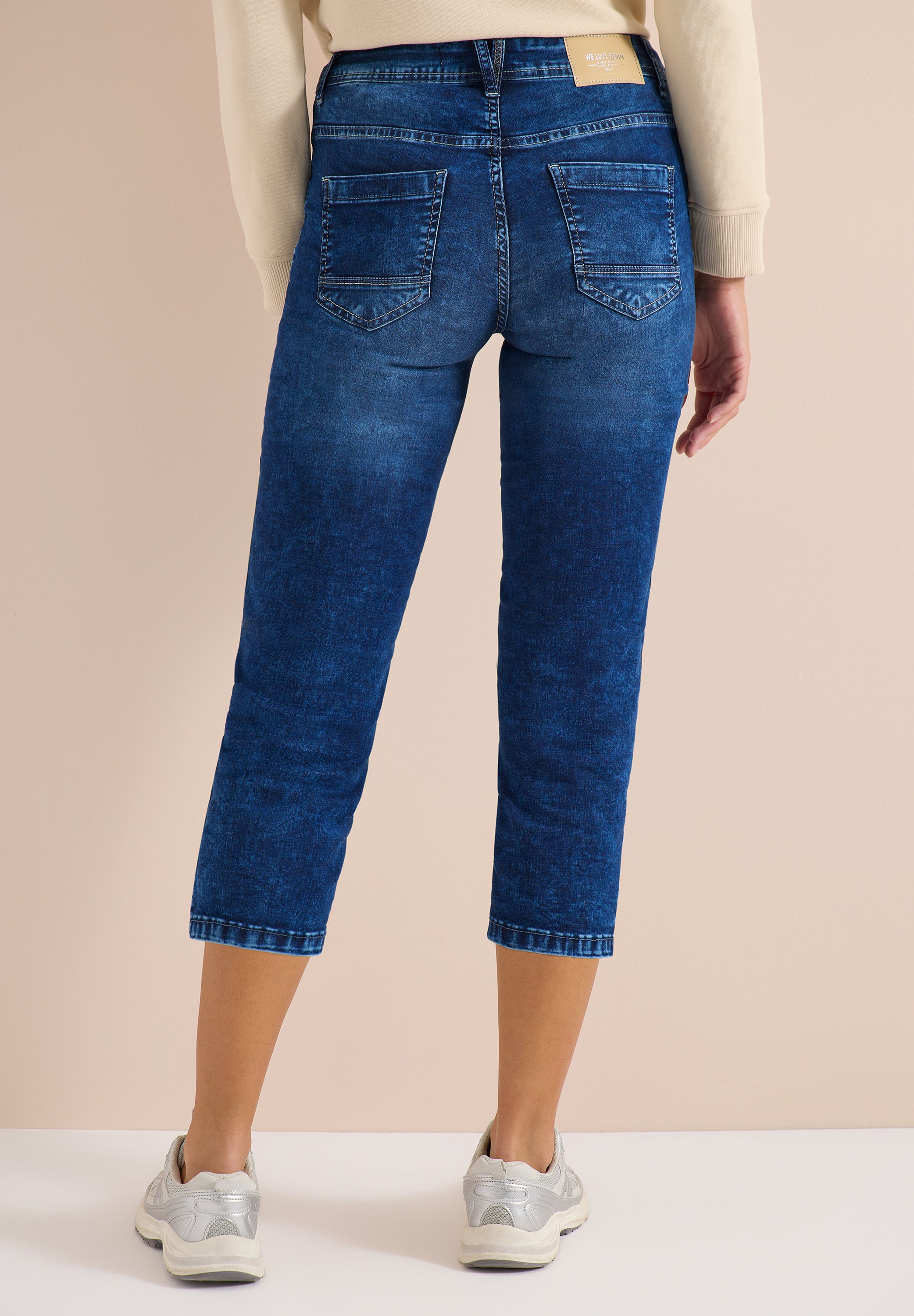 Cecil Damen Hosen  Mid Blue