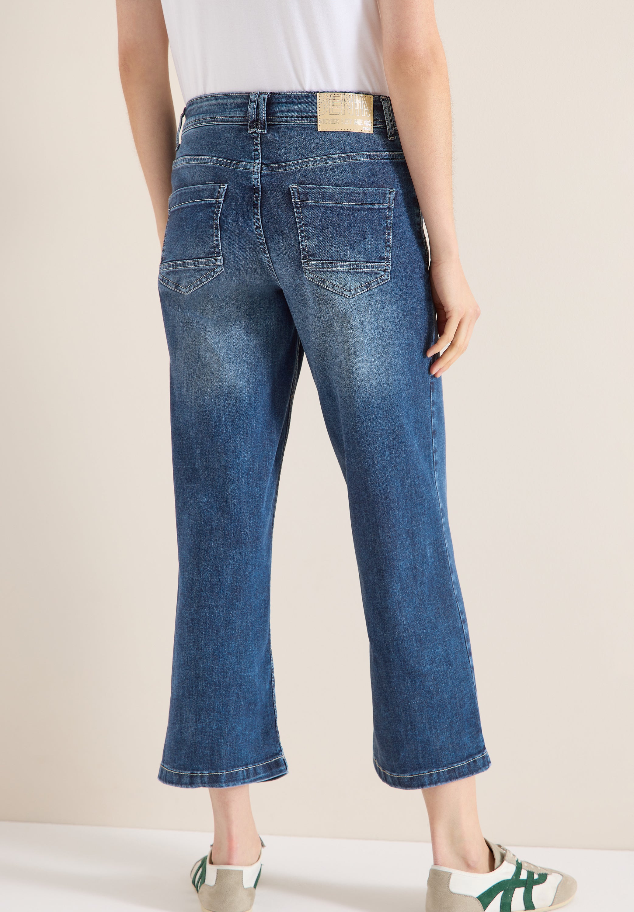 Cecil Damen Hosen Mid Blue