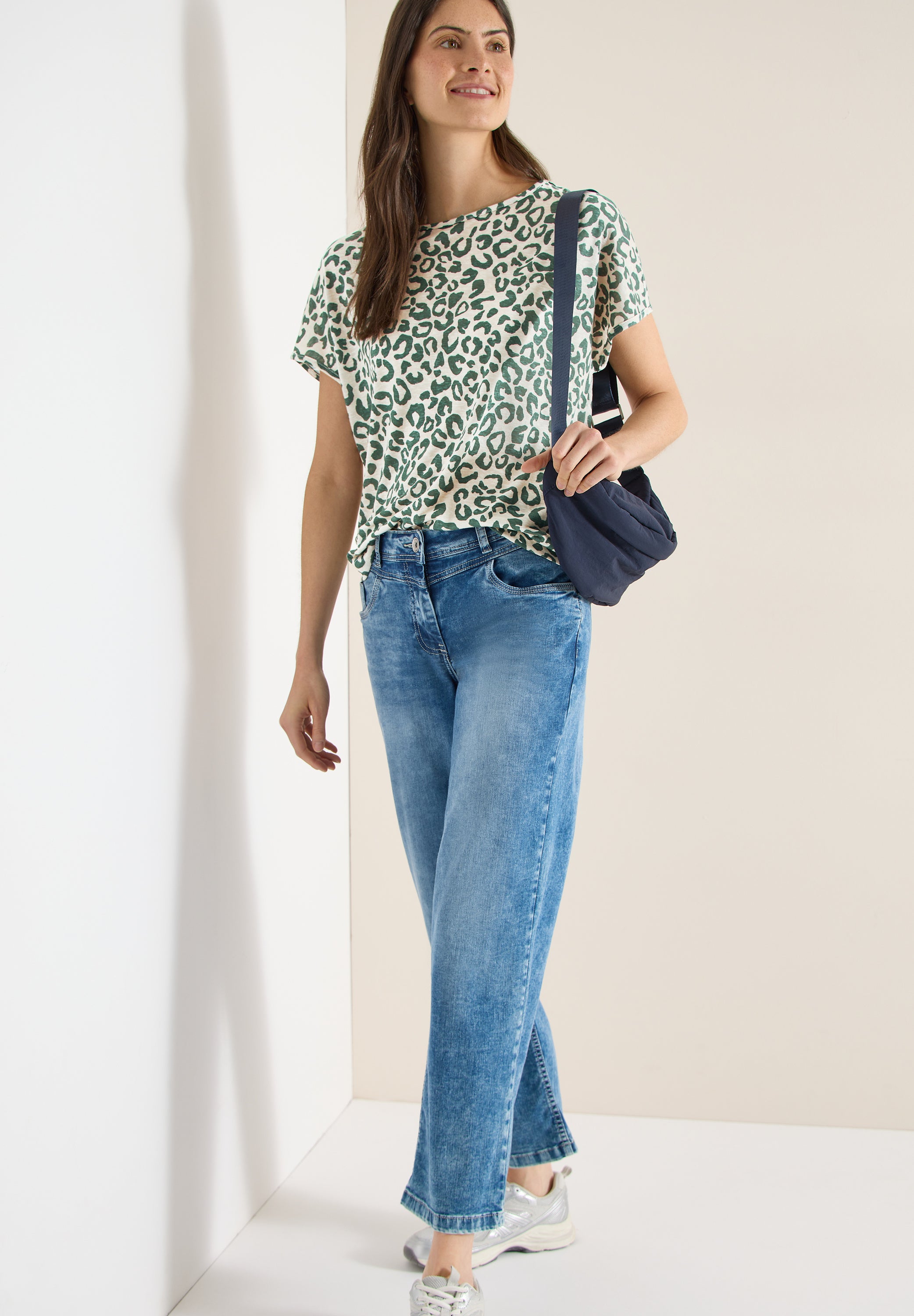 Cecil Damen T-Shirts  Macadamia