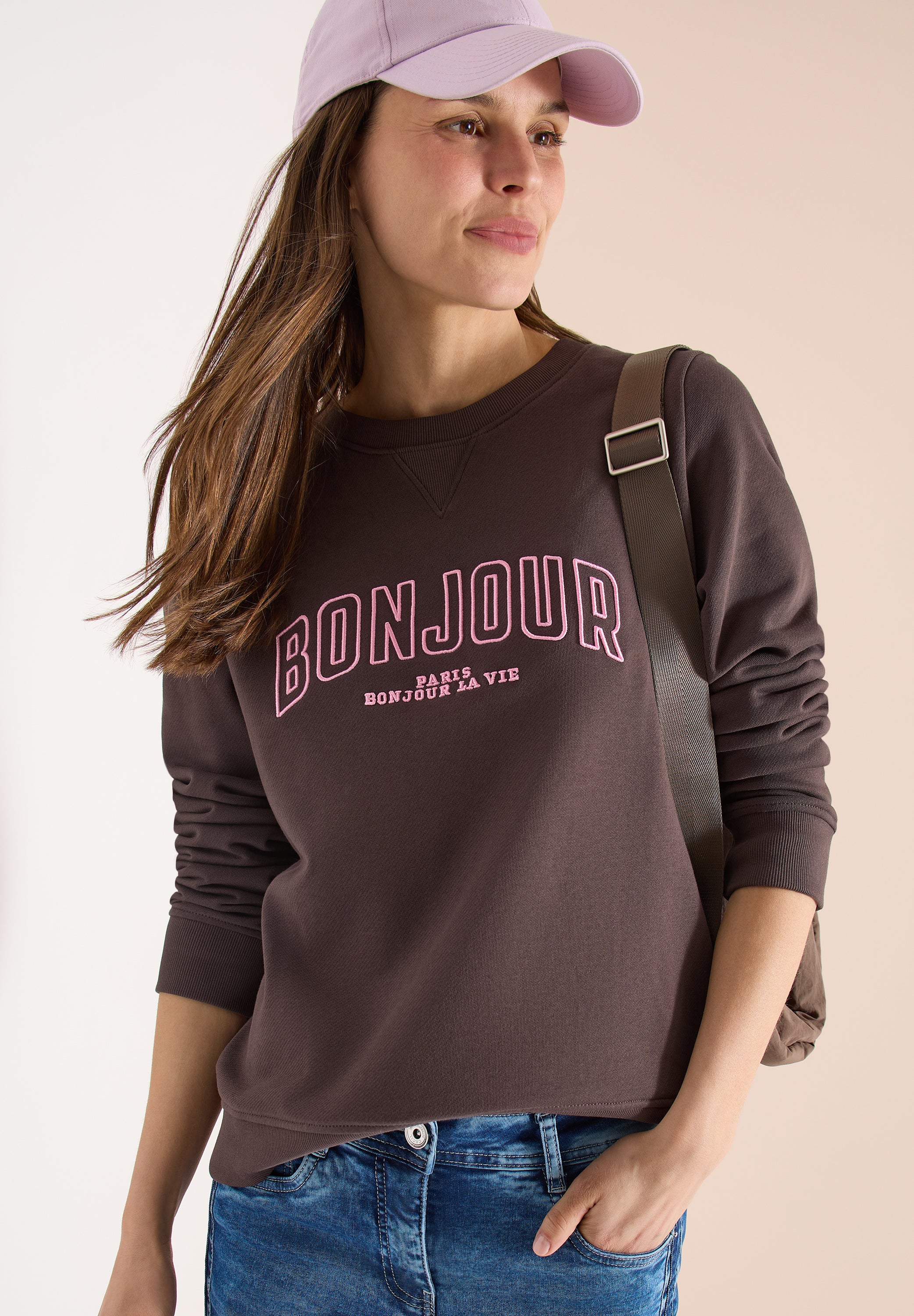 Cecil Damen Pullover Macchiato