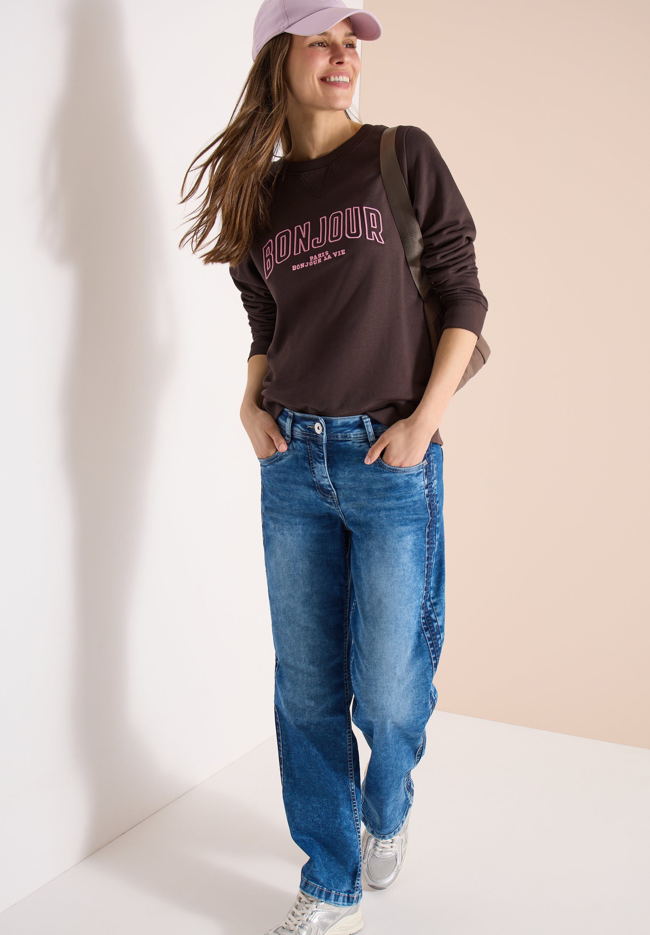 Cecil Damen Pullover Macchiato