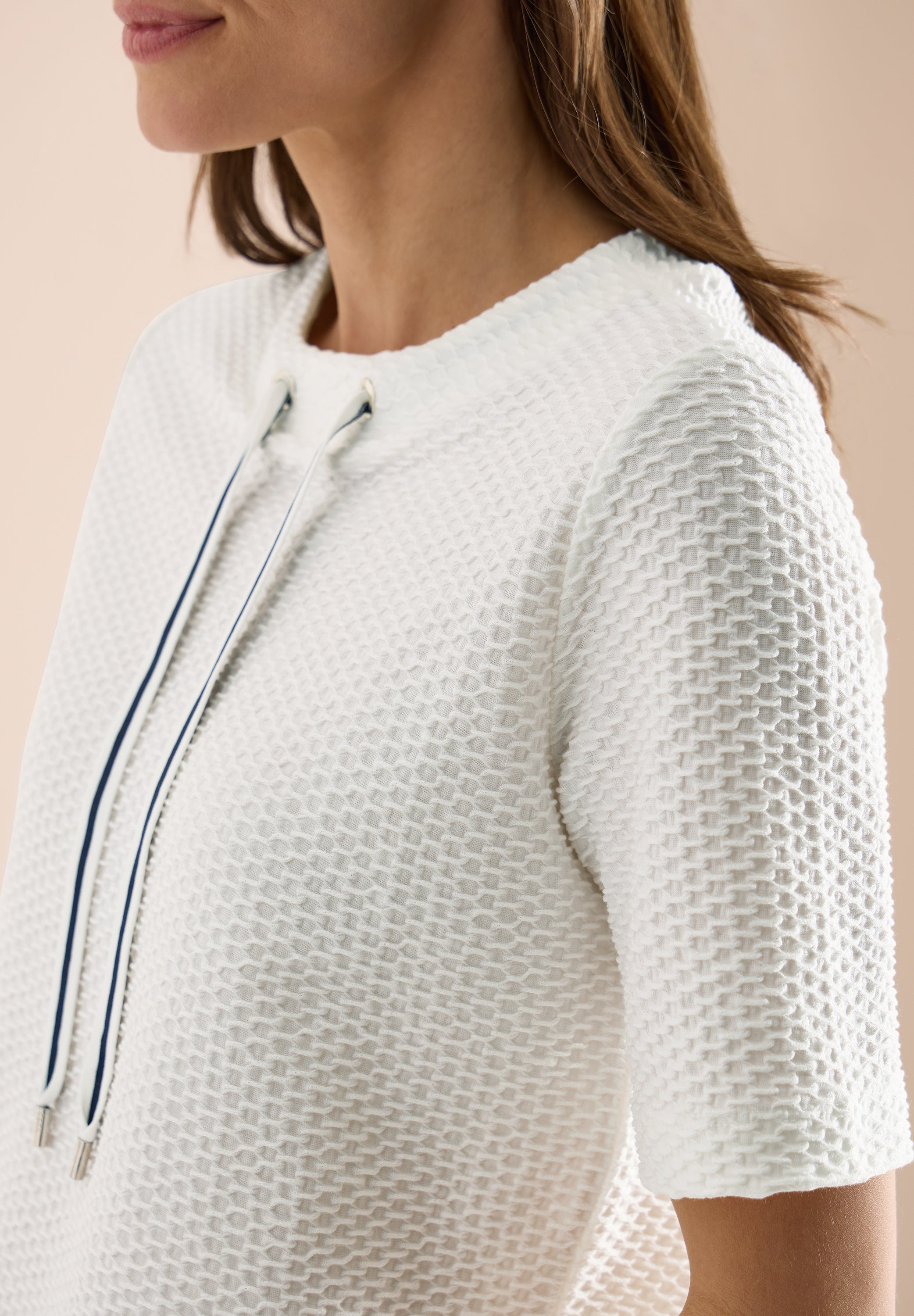Cecil Damen T-Shirts  Vanilla W