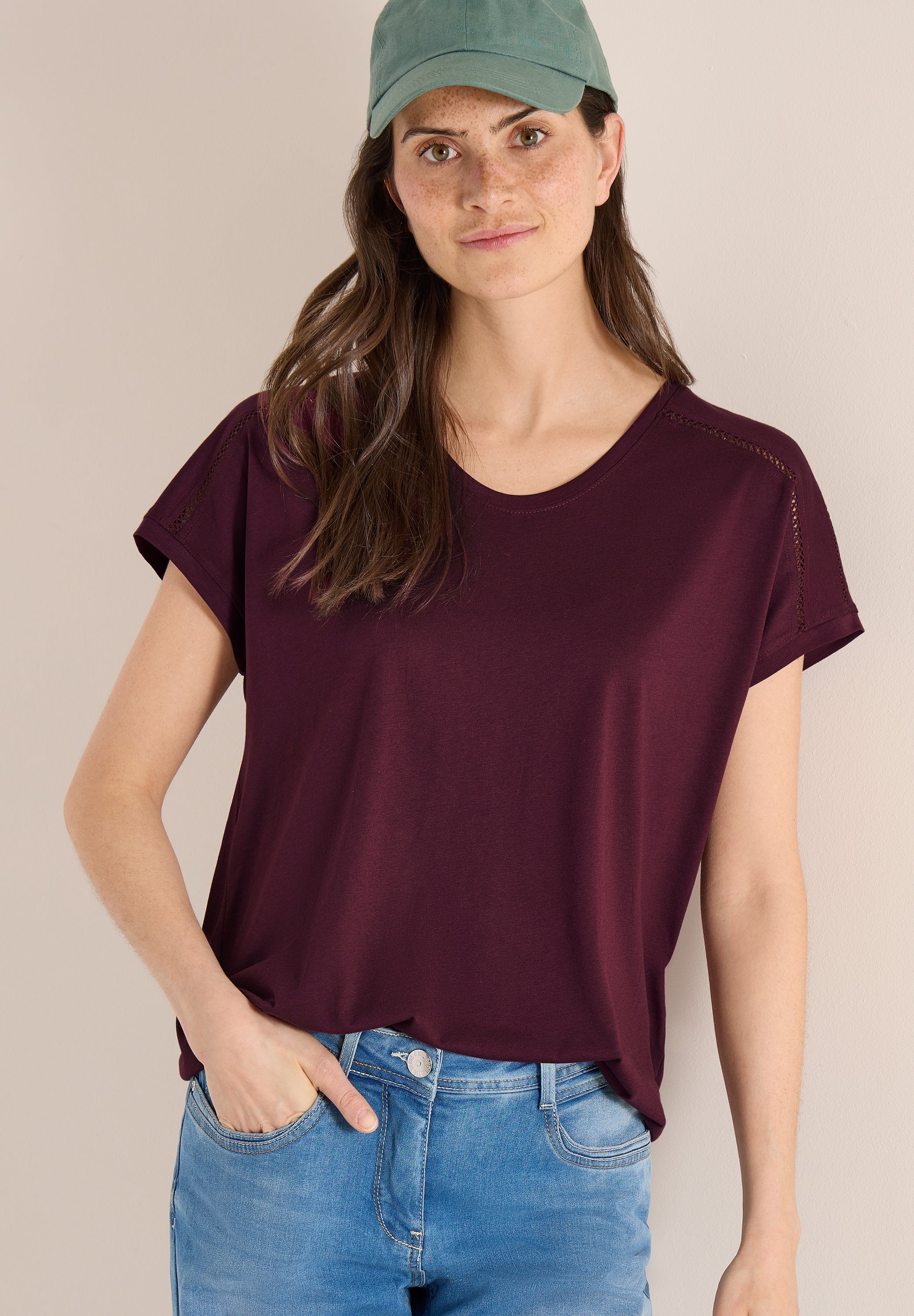 Cecil Damen T-Shirts  Sweet Gra
