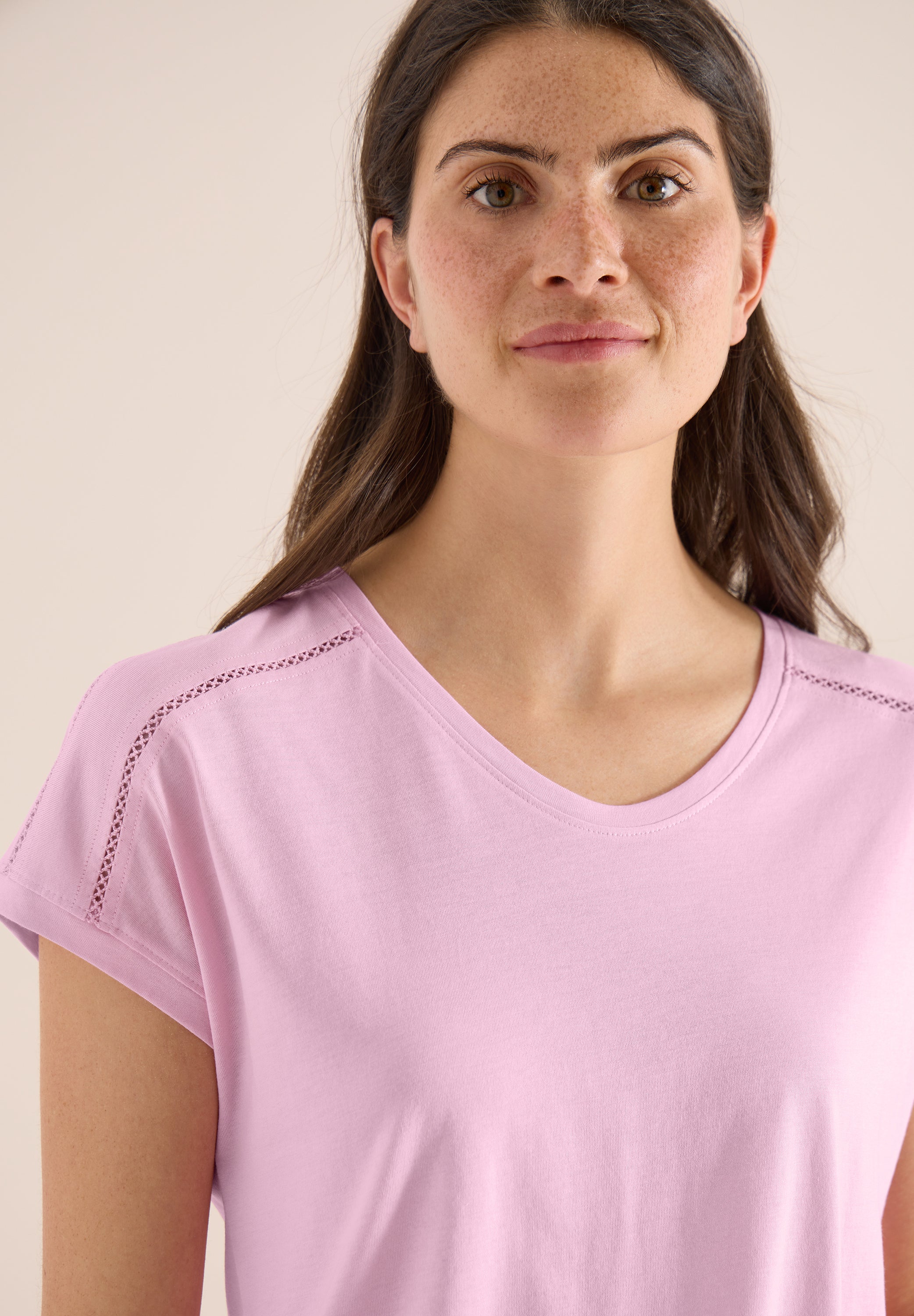 Cecil Damen T-Shirts  Light Blu