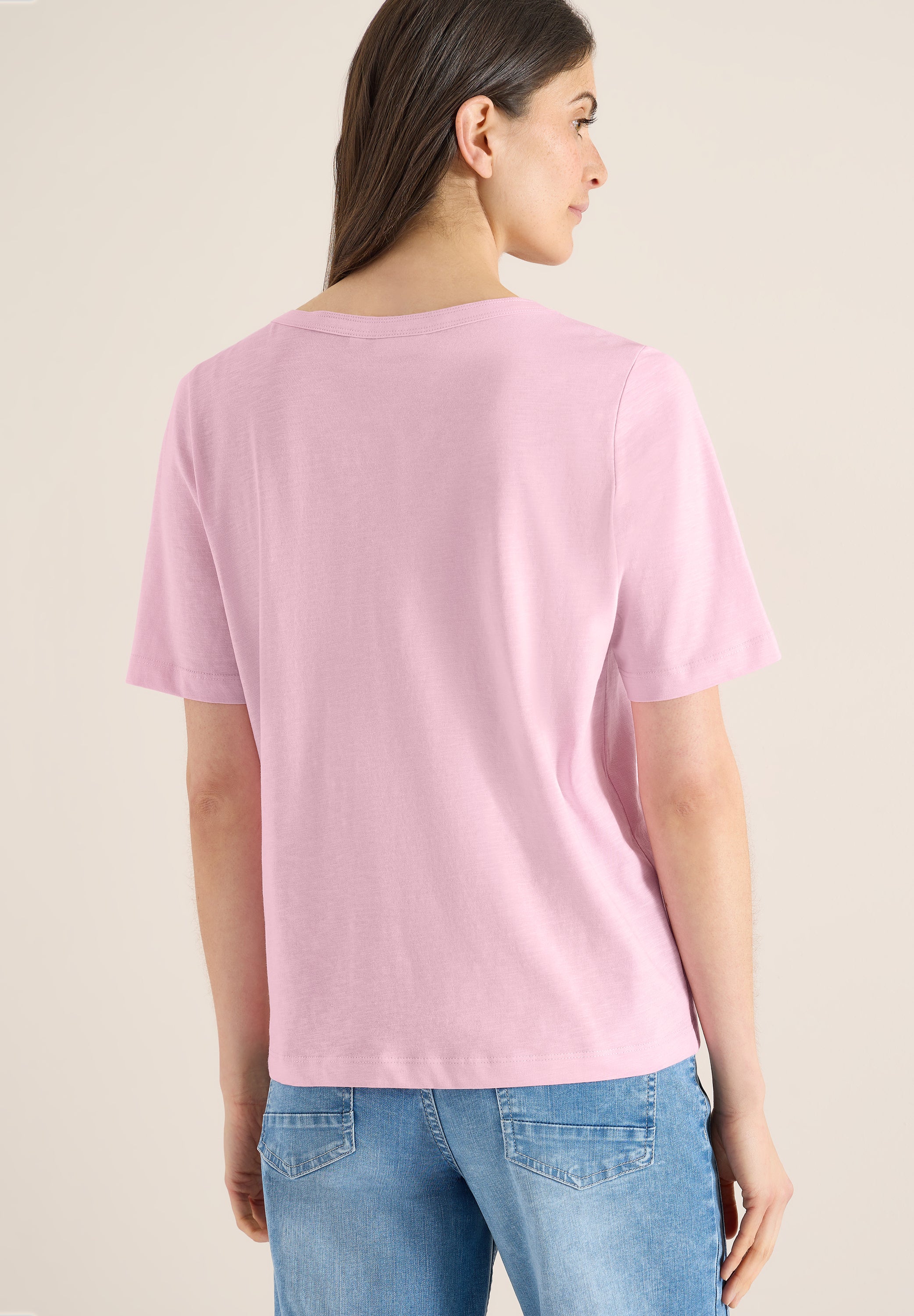 Cecil Damen T-Shirts Light Blu
