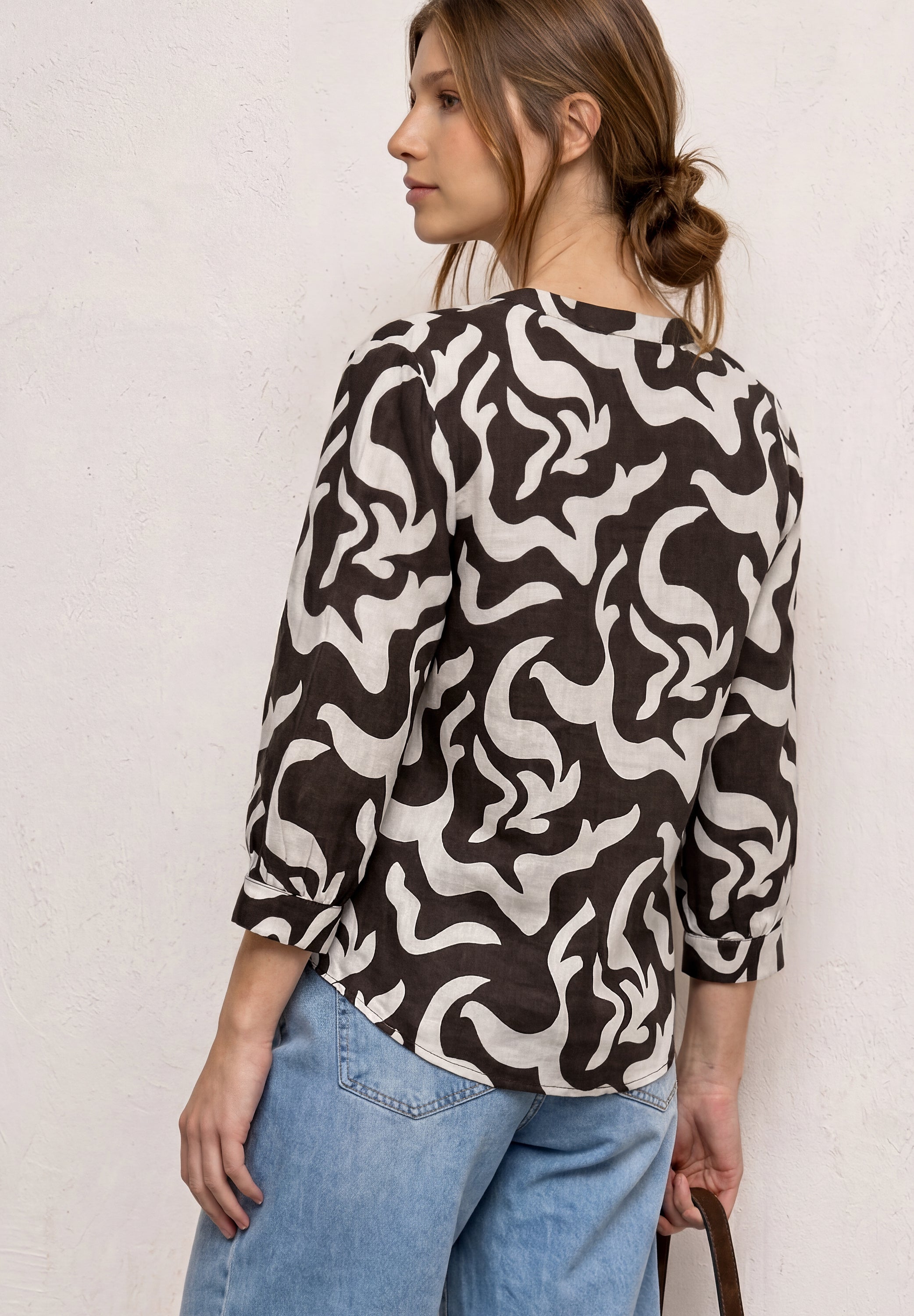 Street One Damen Blusen  Espresso