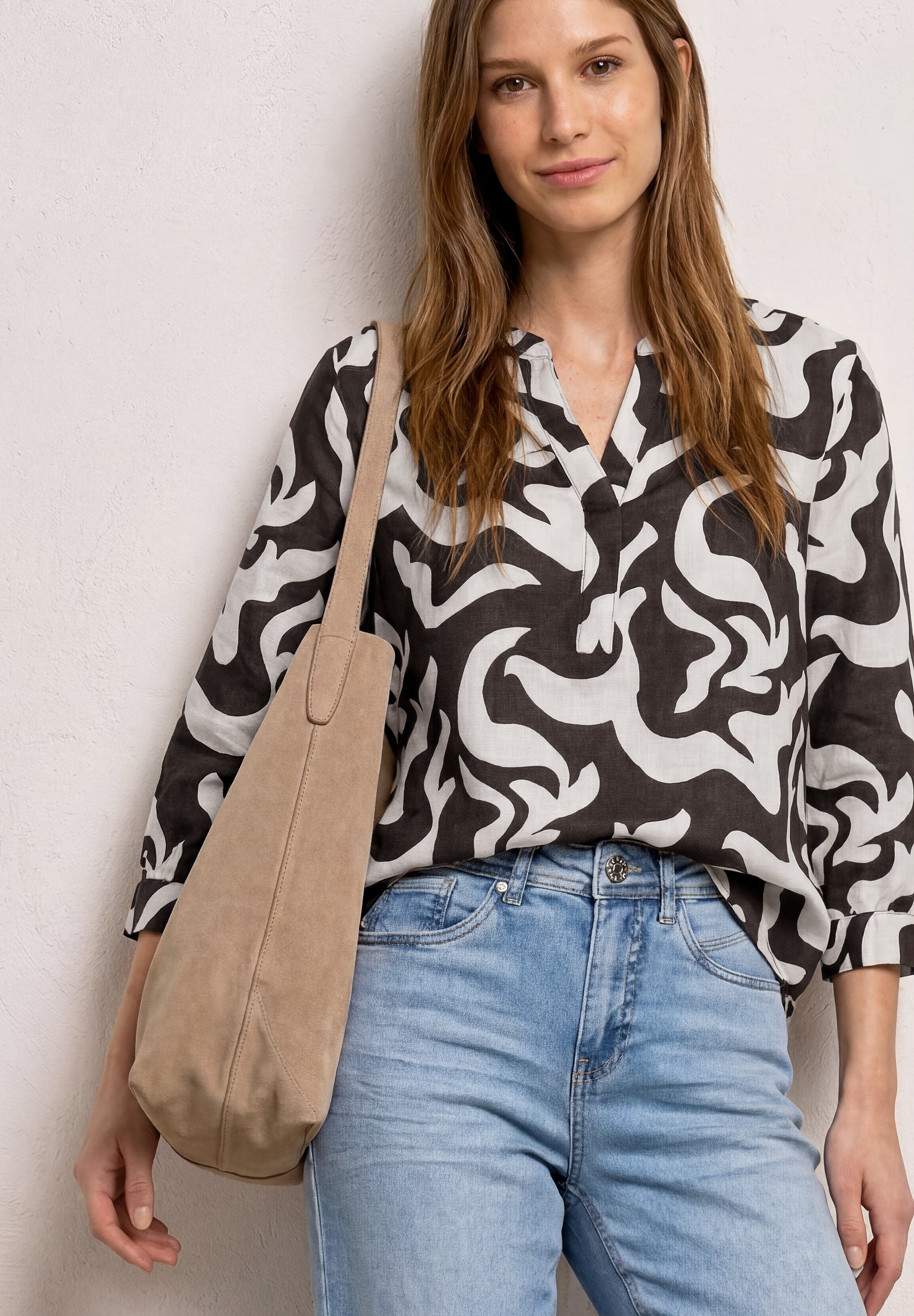 Street One Damen Blusen  Espresso
