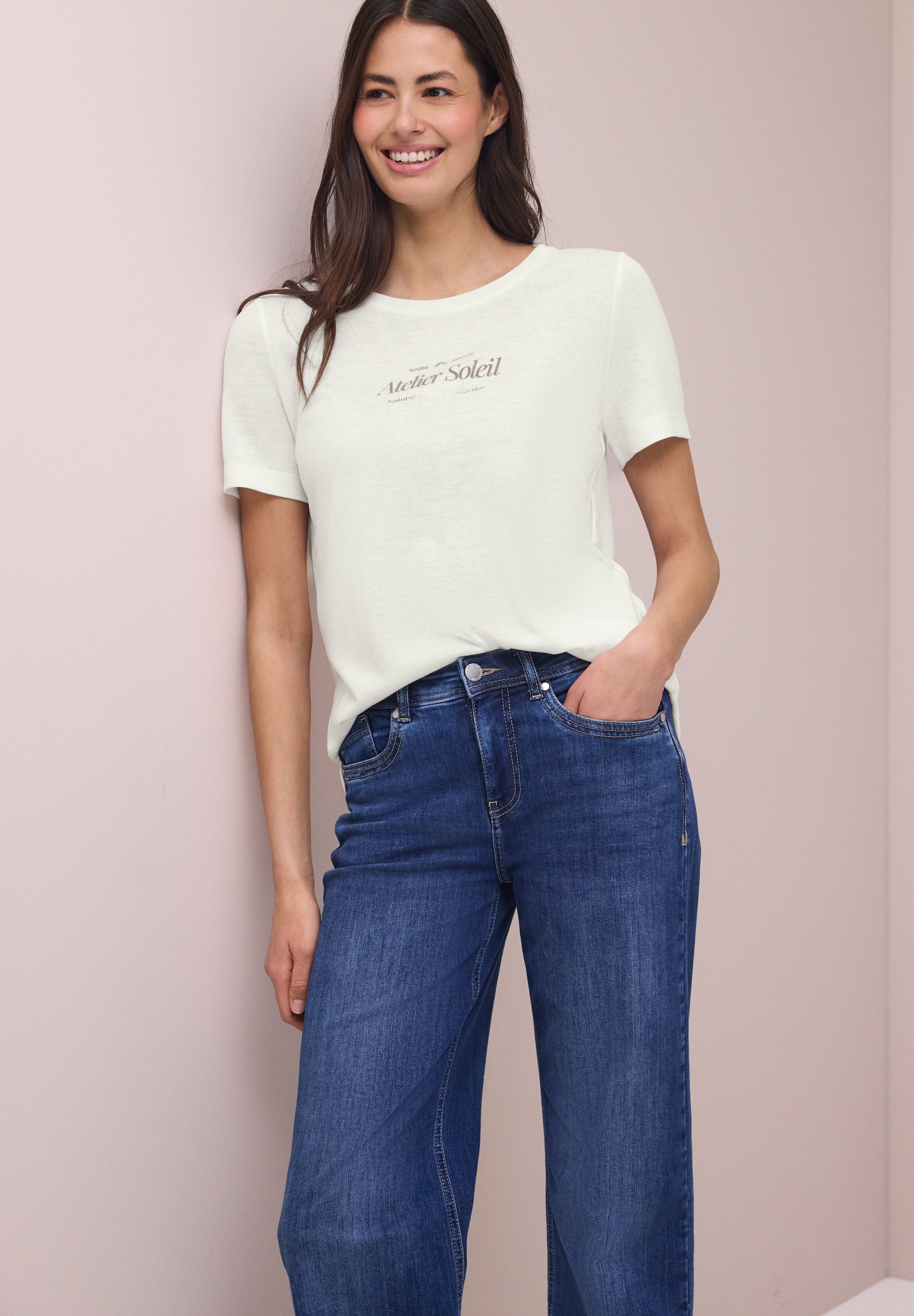 Street One Damen T-Shirts Off White