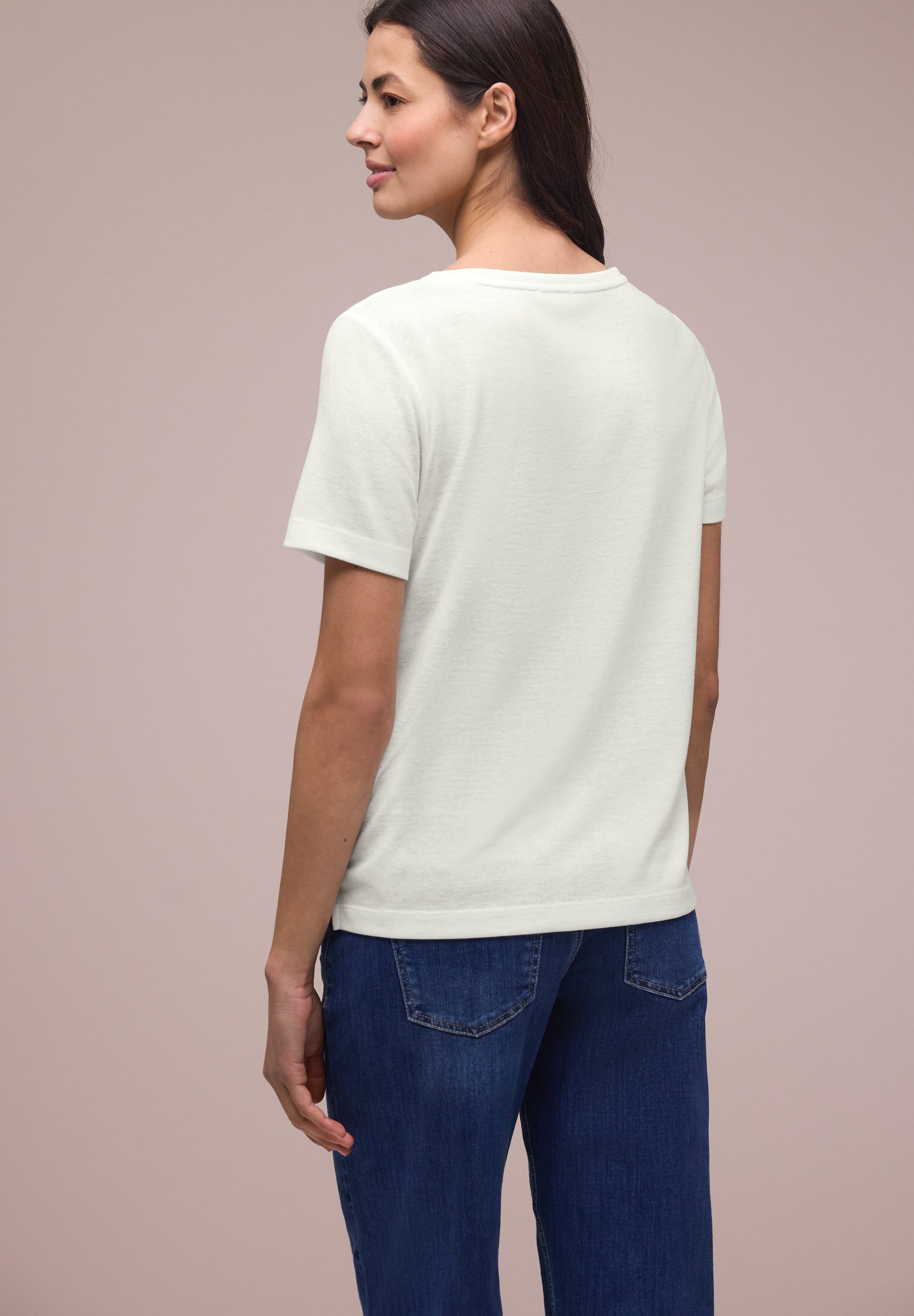 Street One Damen T-Shirts Off White